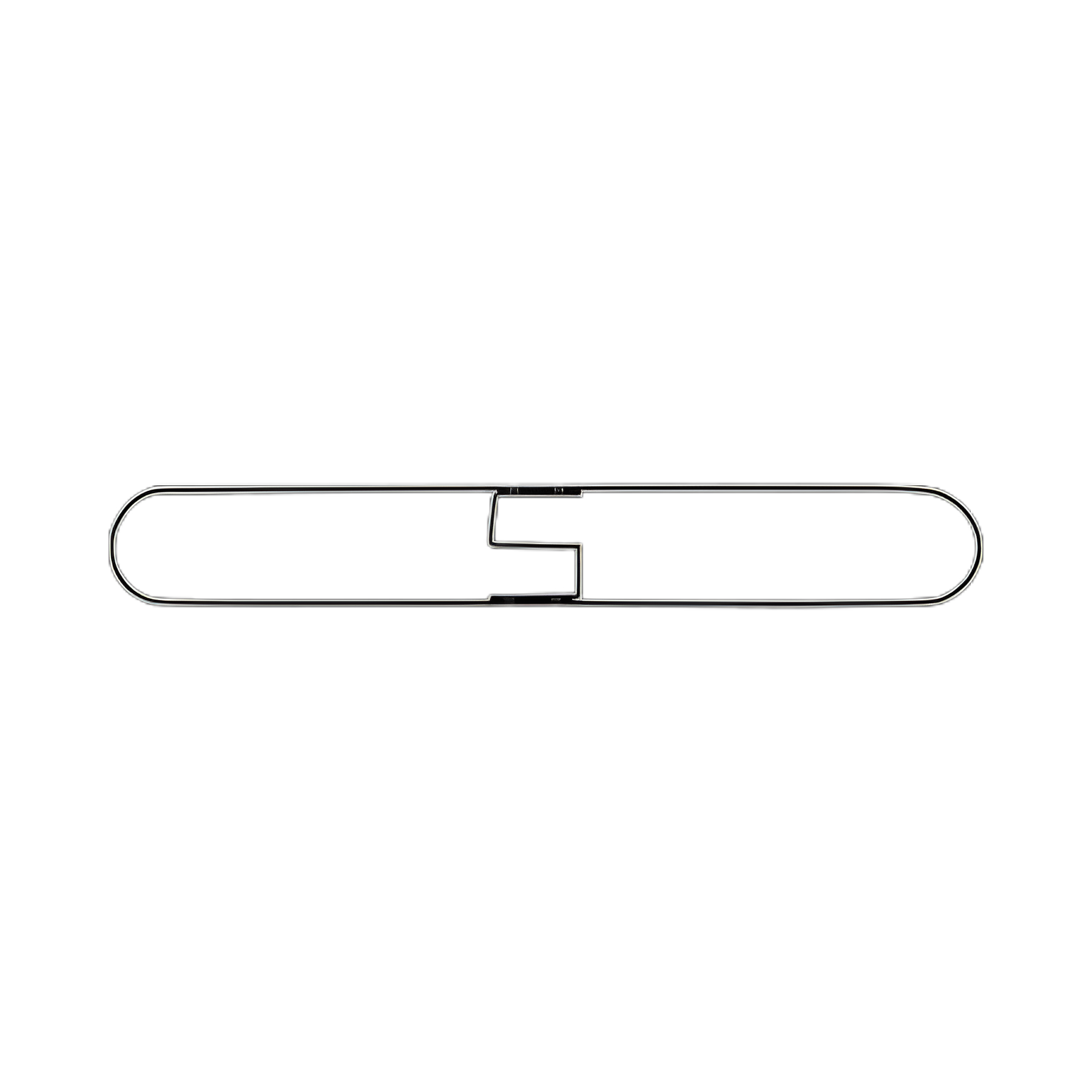 Clip-On Dust Mop Frame 36x5, Zinc Plated for Medical Facilities