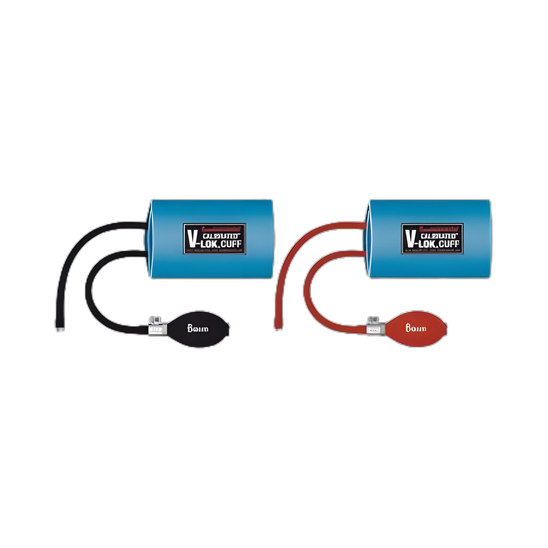 Reusable Blood Pressure Cuff and Bulb Calibrated® V-Lok® 18 to 26 cm Arm Polyester Fabric Cuff Small Adult Cuff - 1821