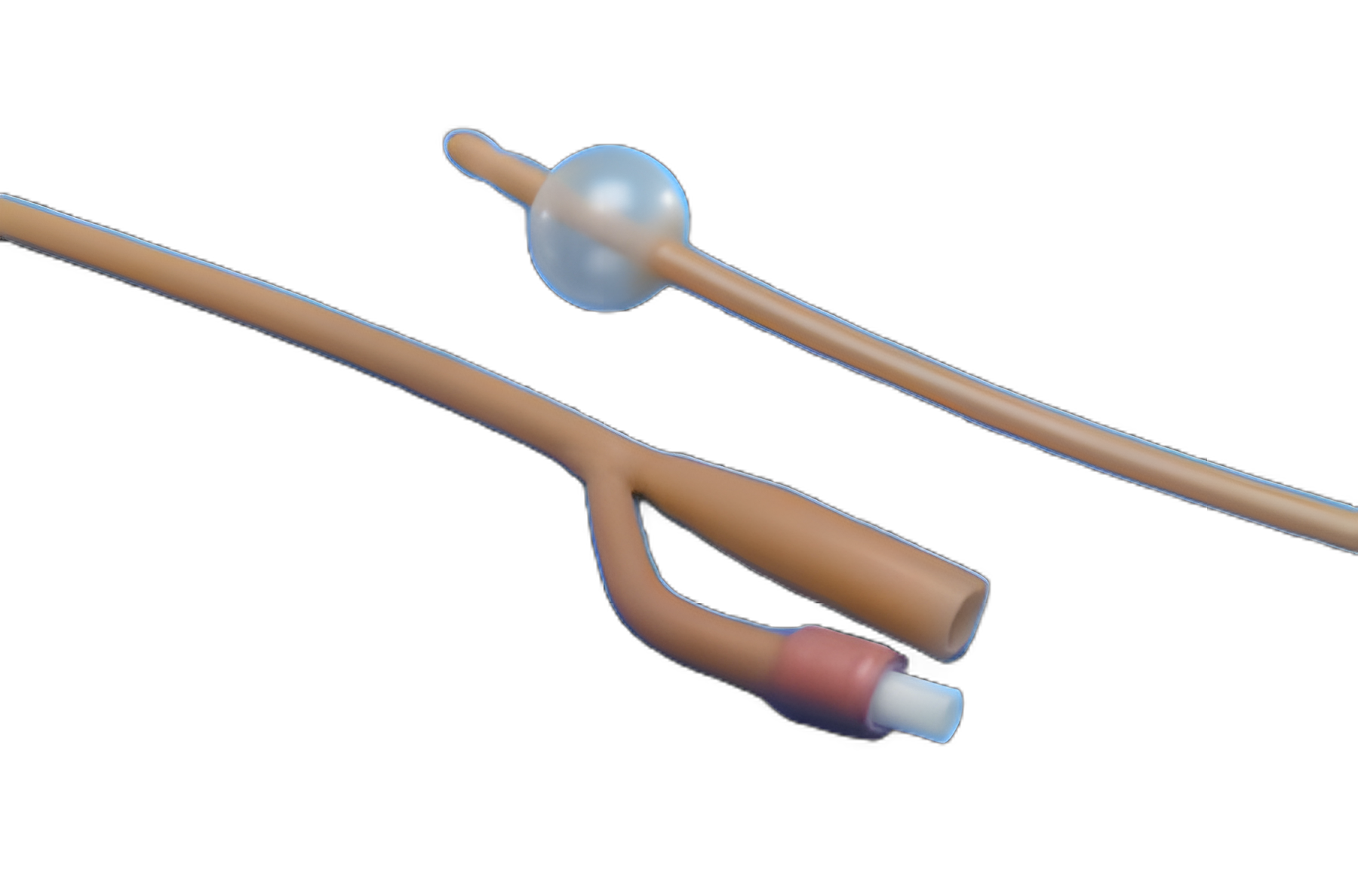 Foley Catheter Kenguard™ 2-Way Standard Tip 30 cc Balloon 30 Fr. Silicone Oil Coated Latex