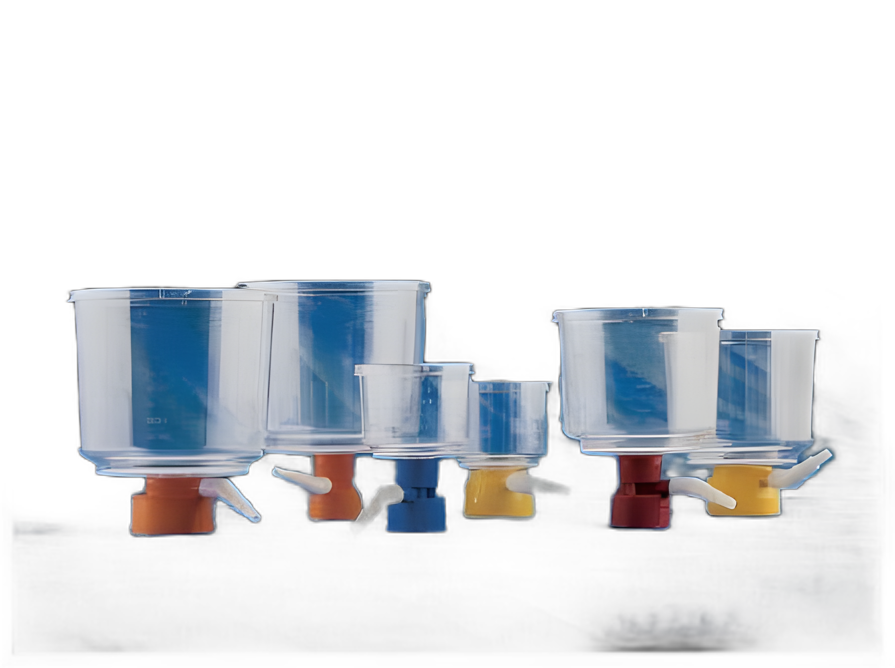 Bottletop Filter 9 cm, 1000 mL, 0.22 µm Pore, 54.5 cm2 Filtration Area, PES Membrane, Hose Connectors, Sterile, Disposable For 4.5 cm Bottle Neck