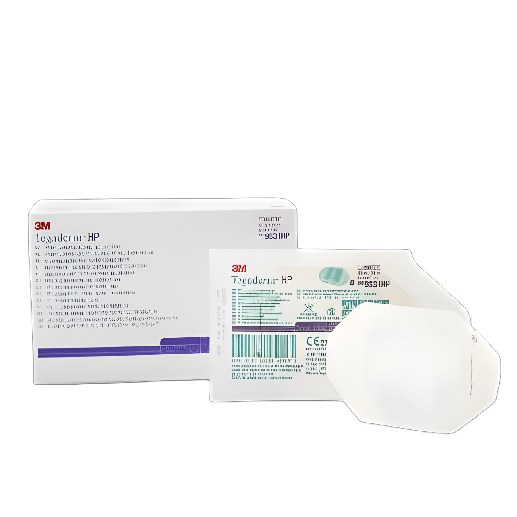 Transparent Film Dressing 3M™ Tegaderm™ HP 2-3/8 X 2-3/4 Inch Frame Style Delivery Rectangle Sterile