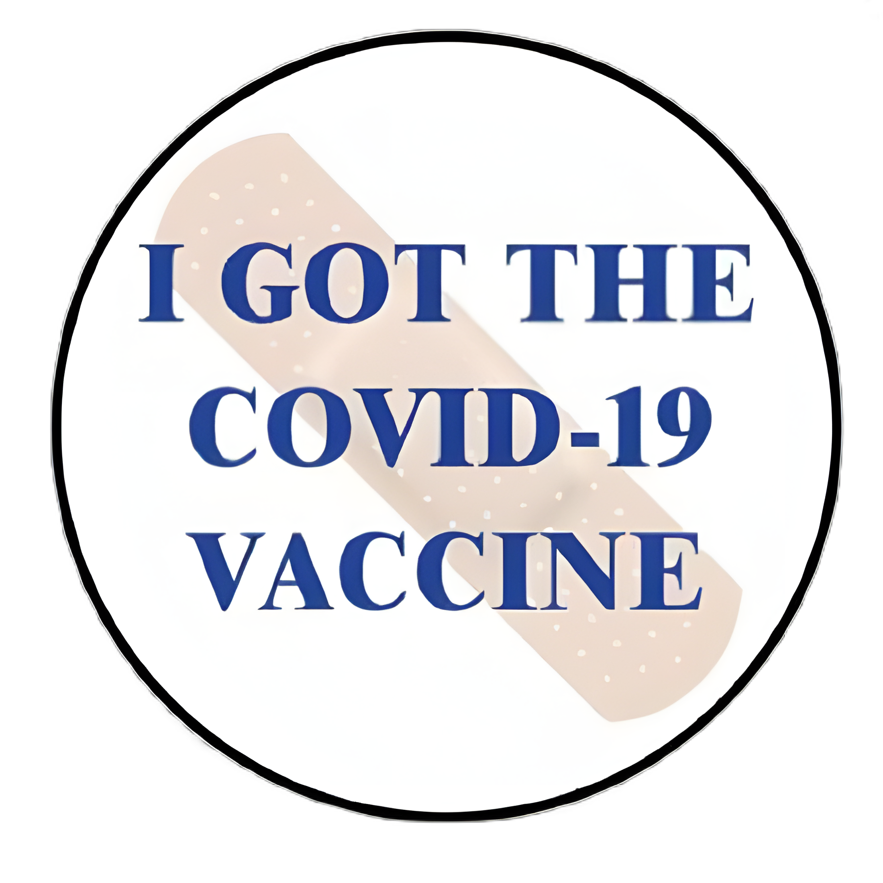 UAL™ 380 Stickers I Got the Covid-19 Vaccine Sticker 3/4 Inch Diameter