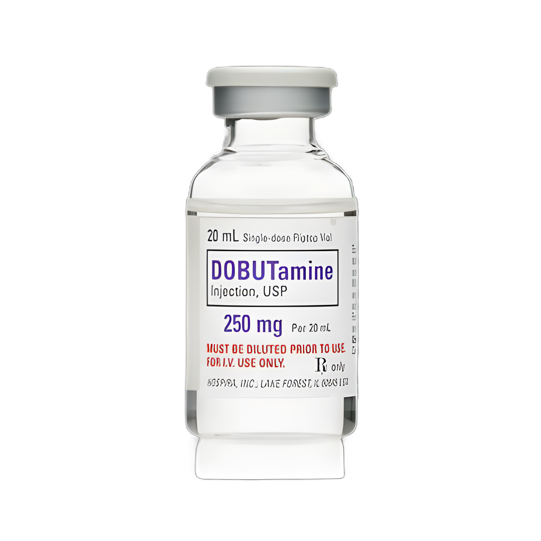 Dobutamine HCl, Preservative Free 12.5 mg / mL Injection Single-Dose Vial 20 mL - 1016940