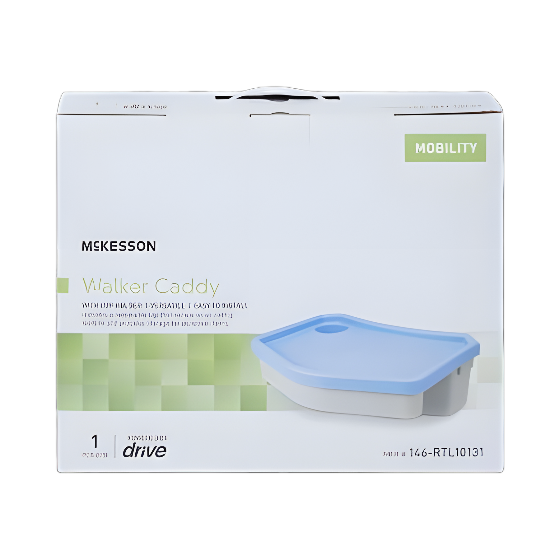 McKesson Walker Caddy - Secure, Convenient Mobility Aid Accessory