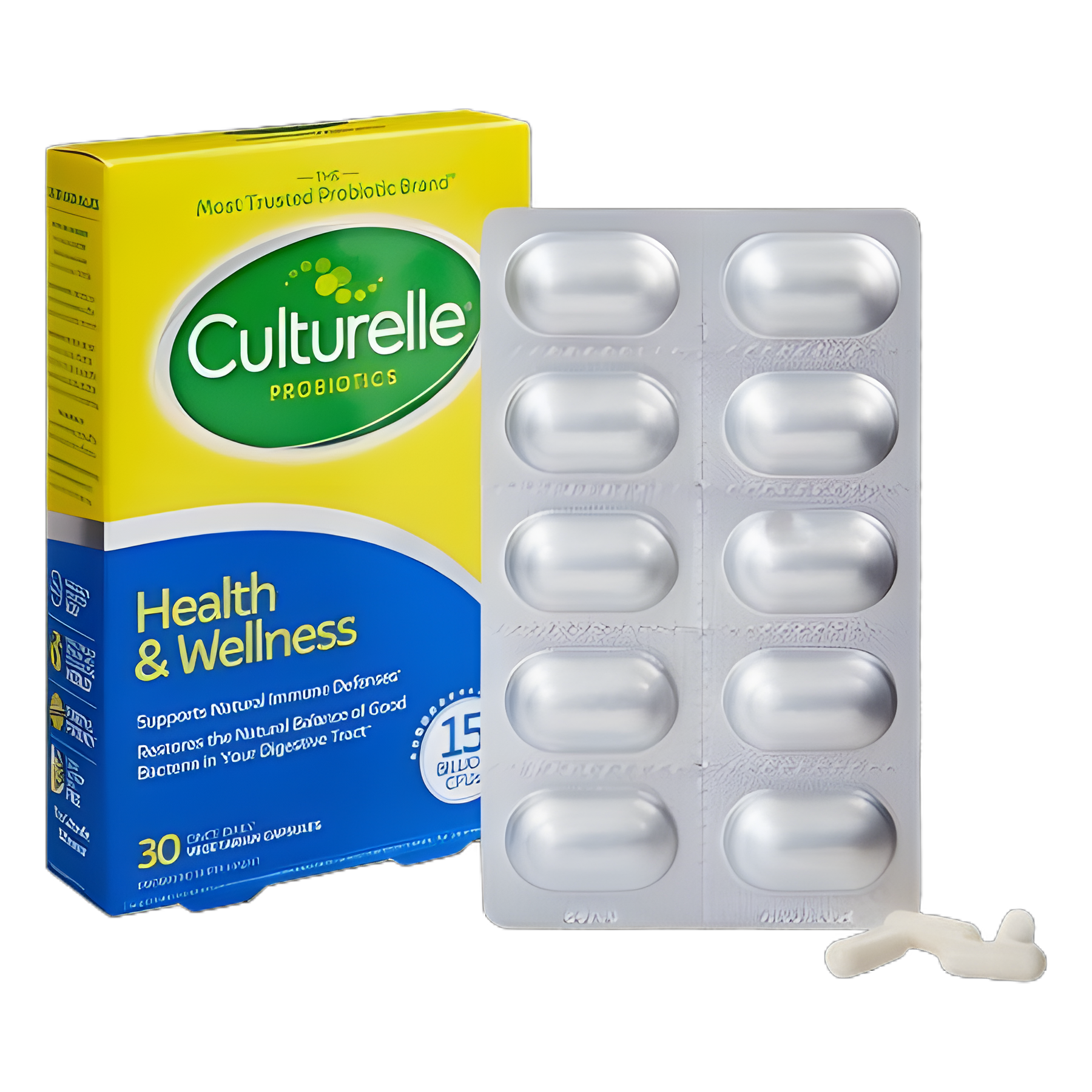 Probiotic Dietary Supplement Culturelle® 30 per Bottle Capsule