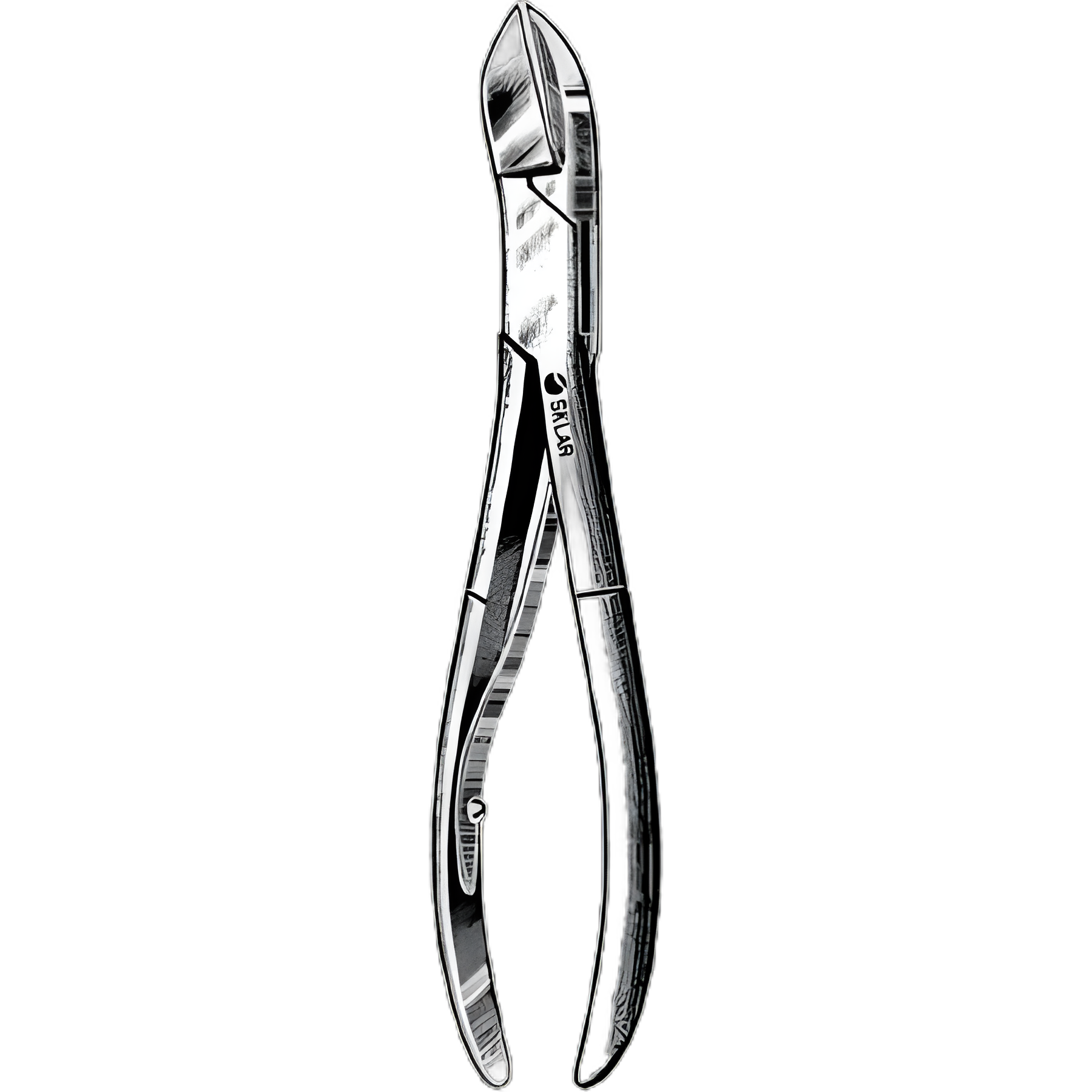 Bone Cutting Forceps Sklar® Liston 5-1/2 Inch Length OR Grade Stainless Steel NonSterile NonLocking Plier Handle with Spring Angled Sharp Blades