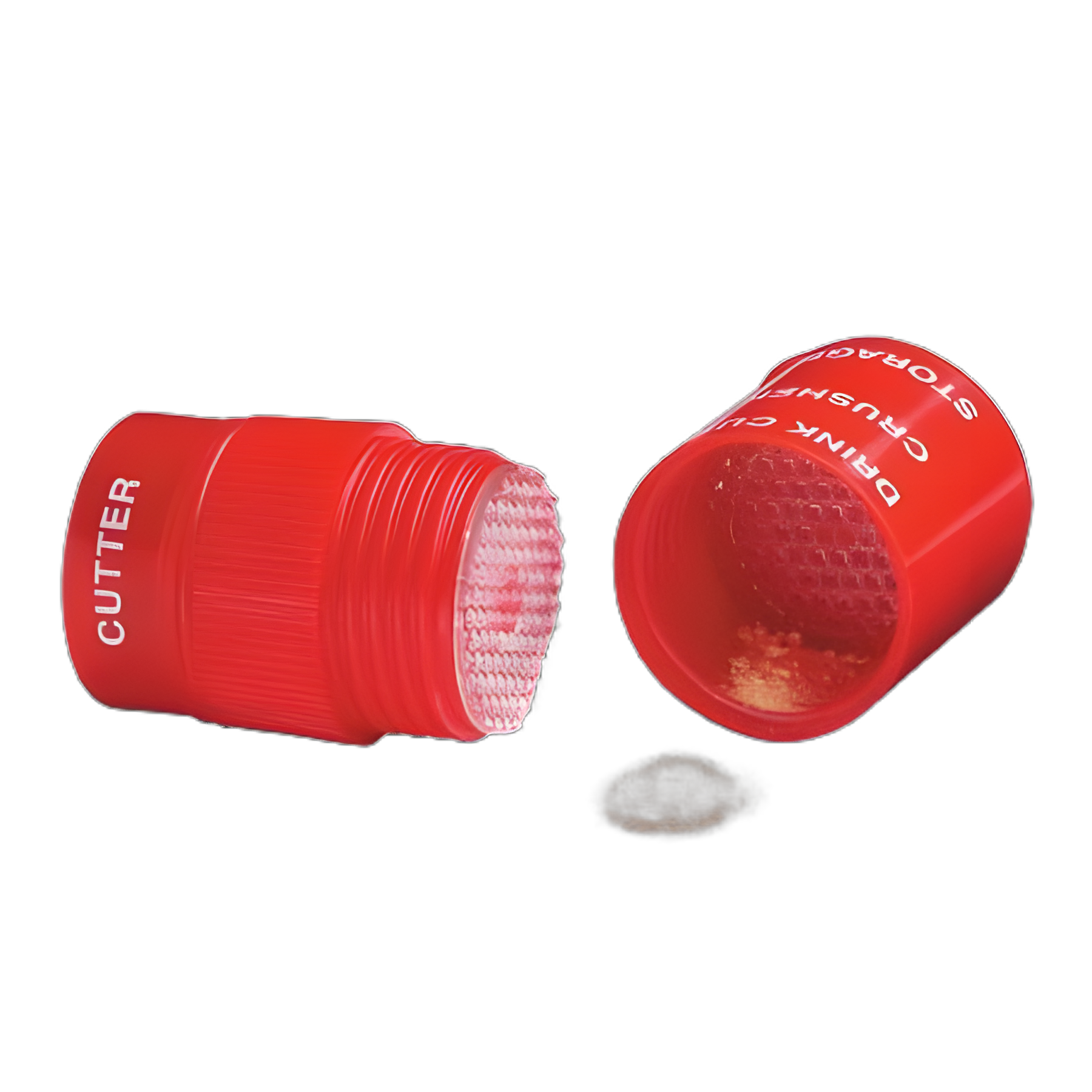 Pill Crusher Ultra Fine Cut N' Crush® Hand Operated Red