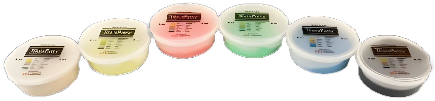 CanDo TheraPutty Set - 6 oz, 6-Pack in Varied Resistances from 2X-Soft to X-Firm for Hand Therapy