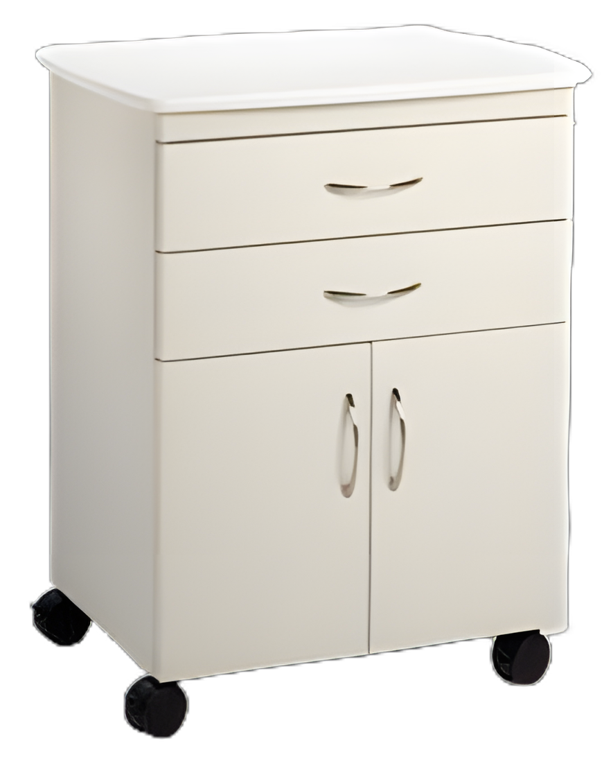 Midmark M2 Series Floor Standing Treatment Cabinet with Mobile 2 Drawers