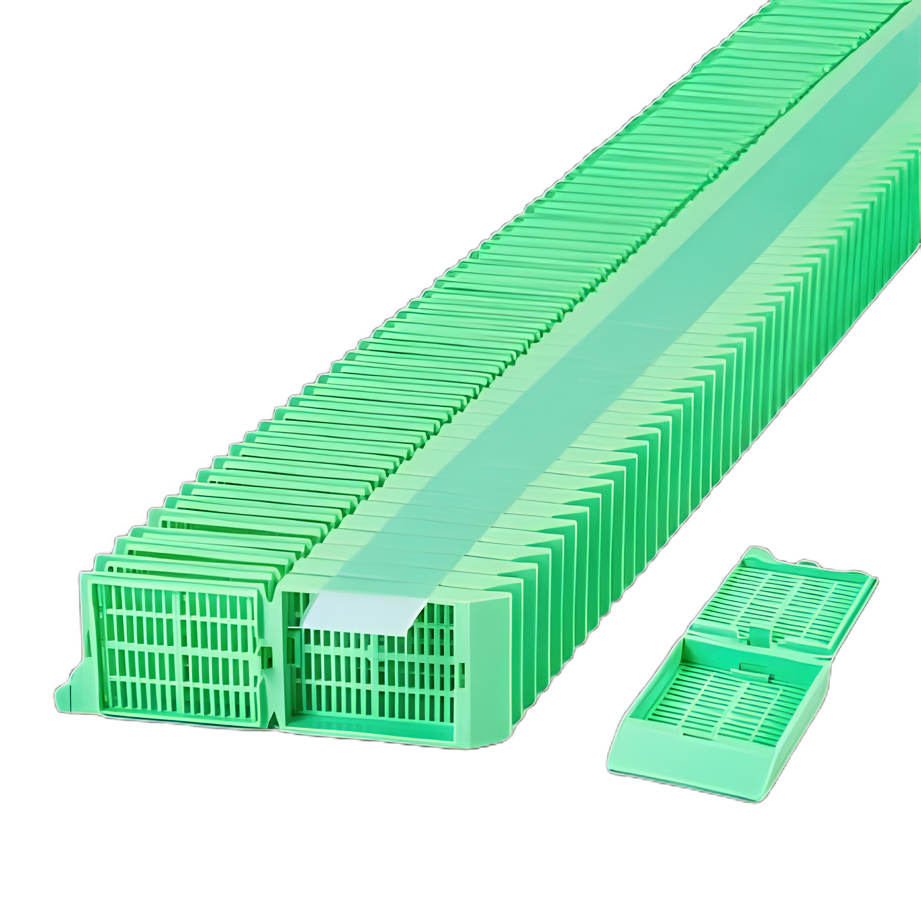 Unisette™ Acetal Green Tissue Cassette M405-4T for Primera Printers