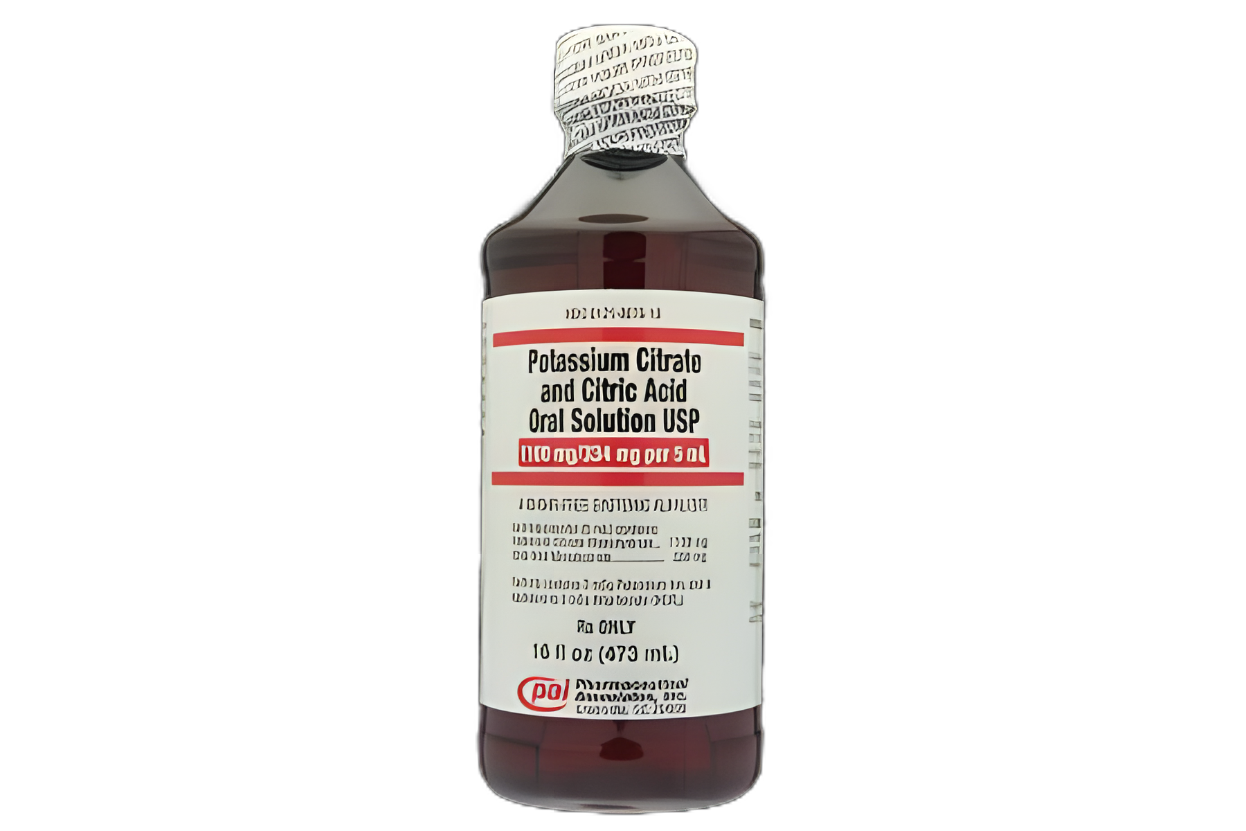 Potassium Citrate / Citric Acid 1100 mg - 334 mg / 5 mL Solution Bottle 16 oz.