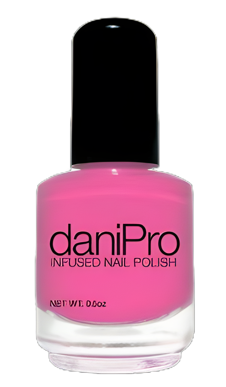daniPro™ Pure Pink Nail Polish 0.5 oz Bottle Infused with Undecylenic Acid
