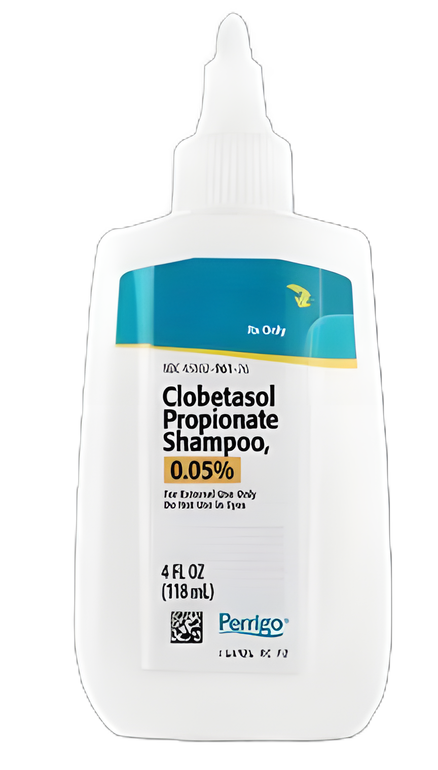 Clobetasol Propionate 0.05% Shampoo 118 mL for Scalp Psoriasis Treatment