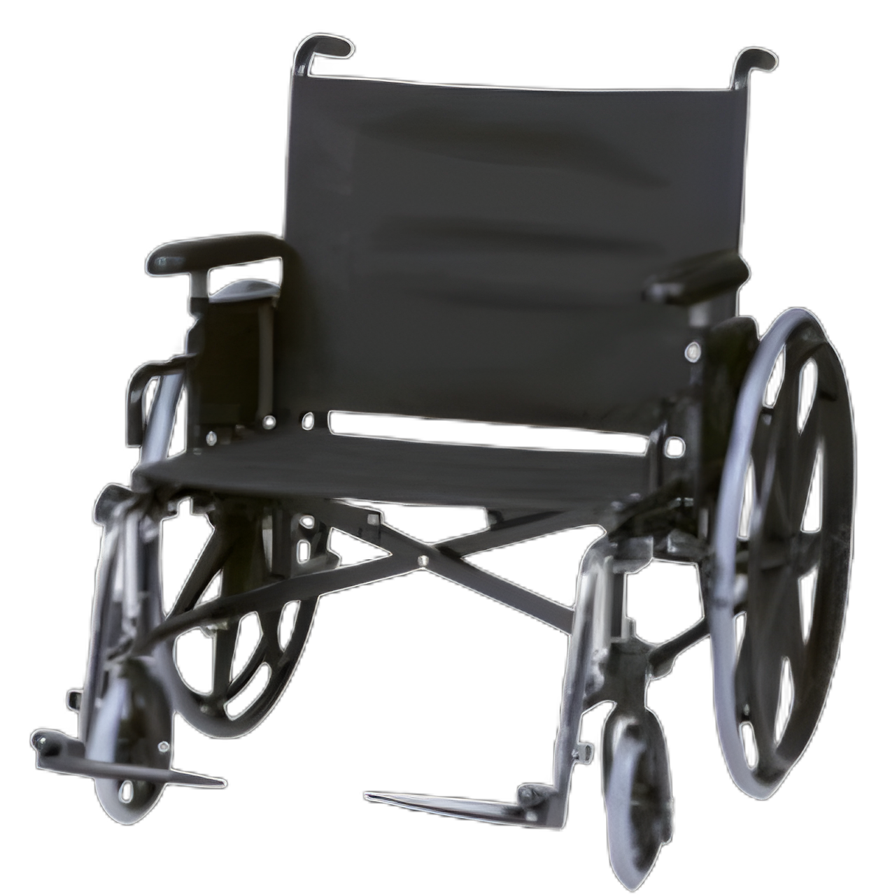 Bariatric Wheelchair Regency XL 2002 Full Length Arm Swing-Away Elevating Legrest Black Upholstery 26 Inch Seat Width Adult 600 lbs. Weight Capacity