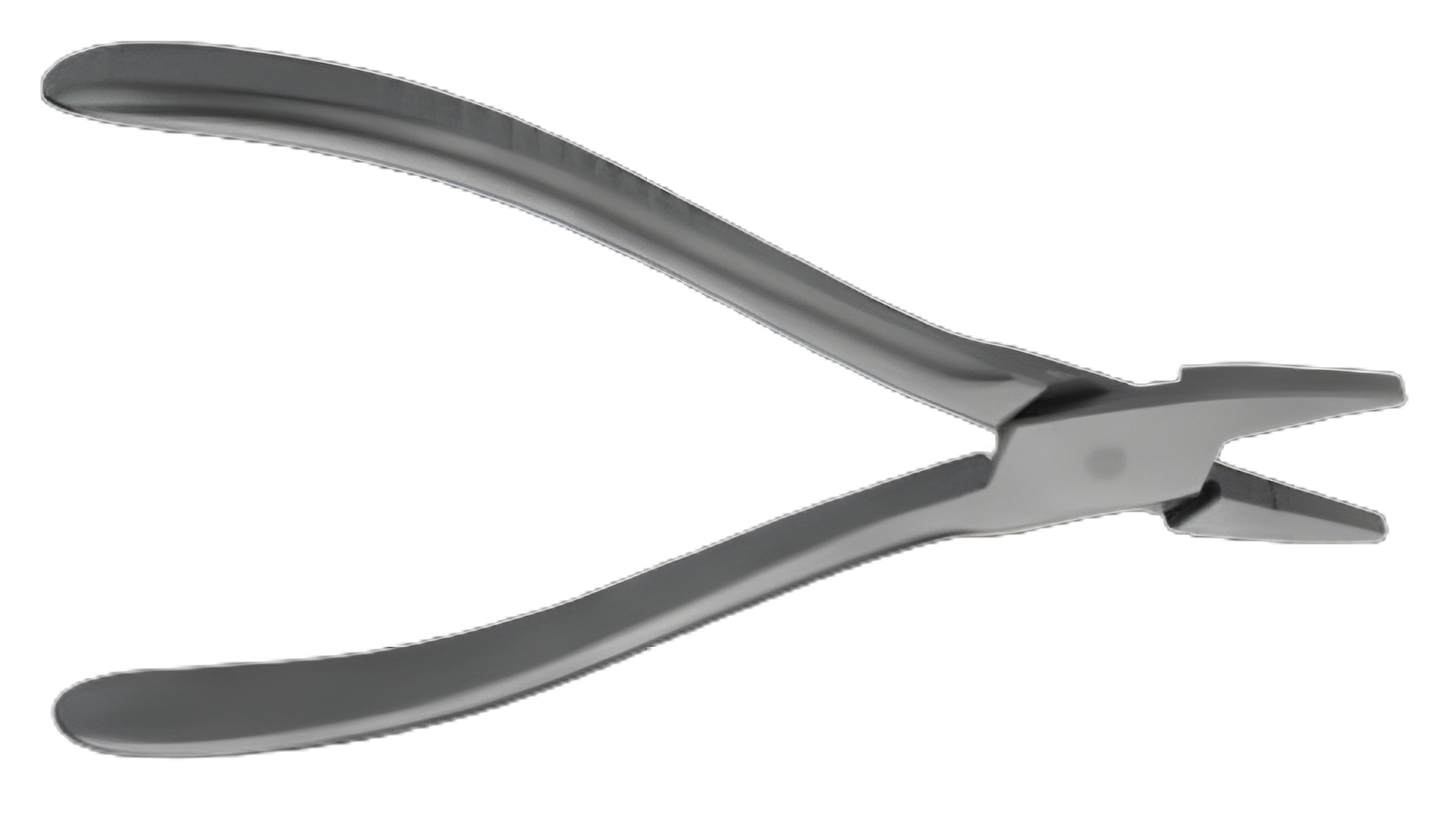Flat Nose Pliers V. Mueller 6-3/4 Inch Stainless Steel Cross Serrated Jaws 5 mm Wide
