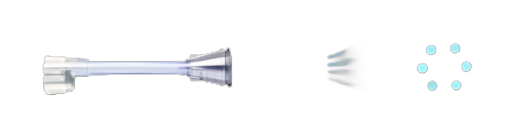 Shower Spray Tip Pulsavac® High Capacity, 9 cm, Alternative to Fan Spray 4 to 6 Pulsed Fluid Streams