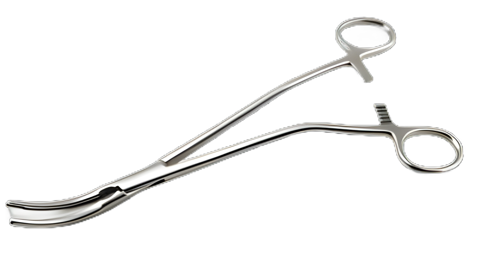 Sklar® Z Type Hysterectomy Forceps - 12 Inch, Stainless Steel, NonSterile, Serrated Tips