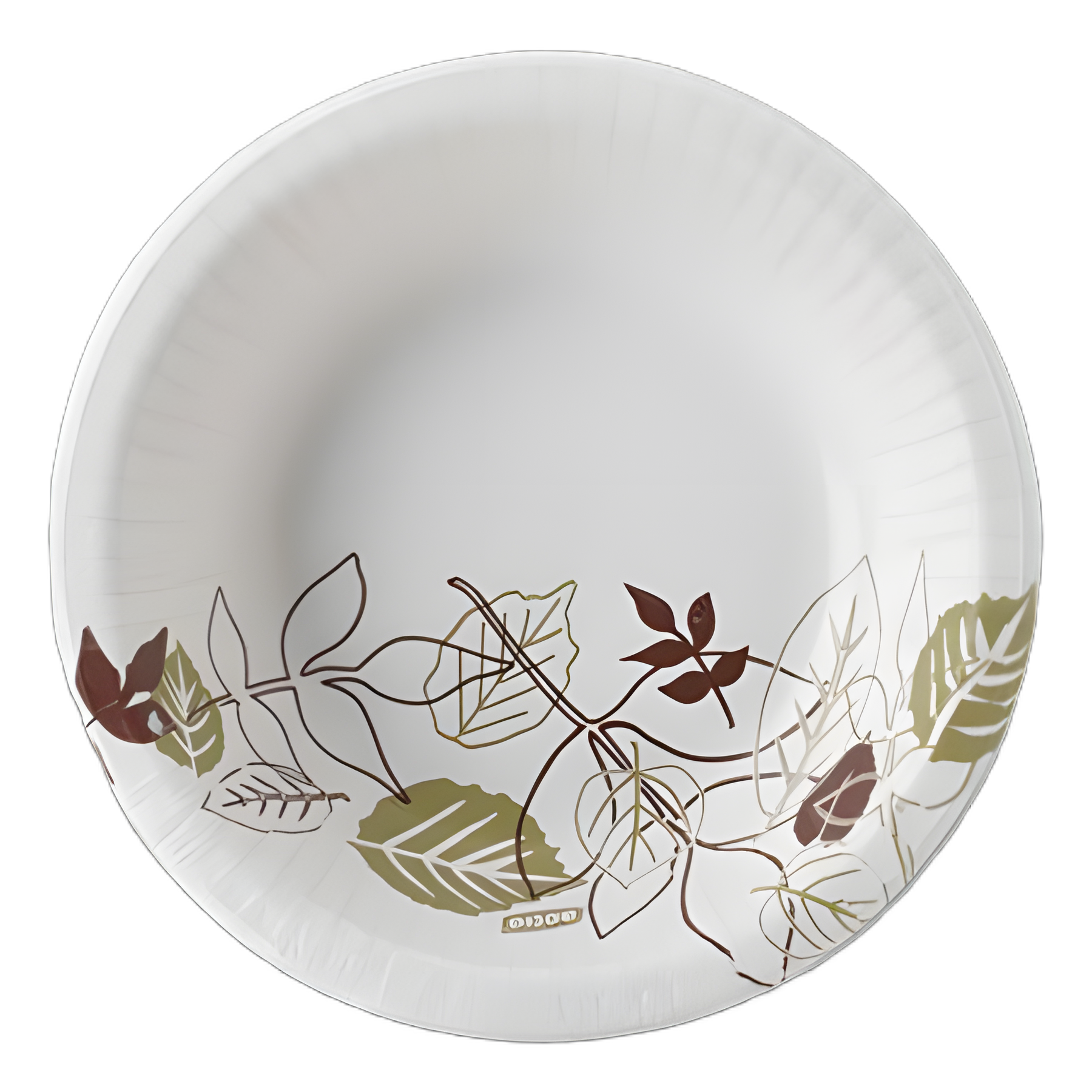 Pathways Heavyweight Paper Bowls, 12 oz, Green/Burgundy, 1,000/Carton