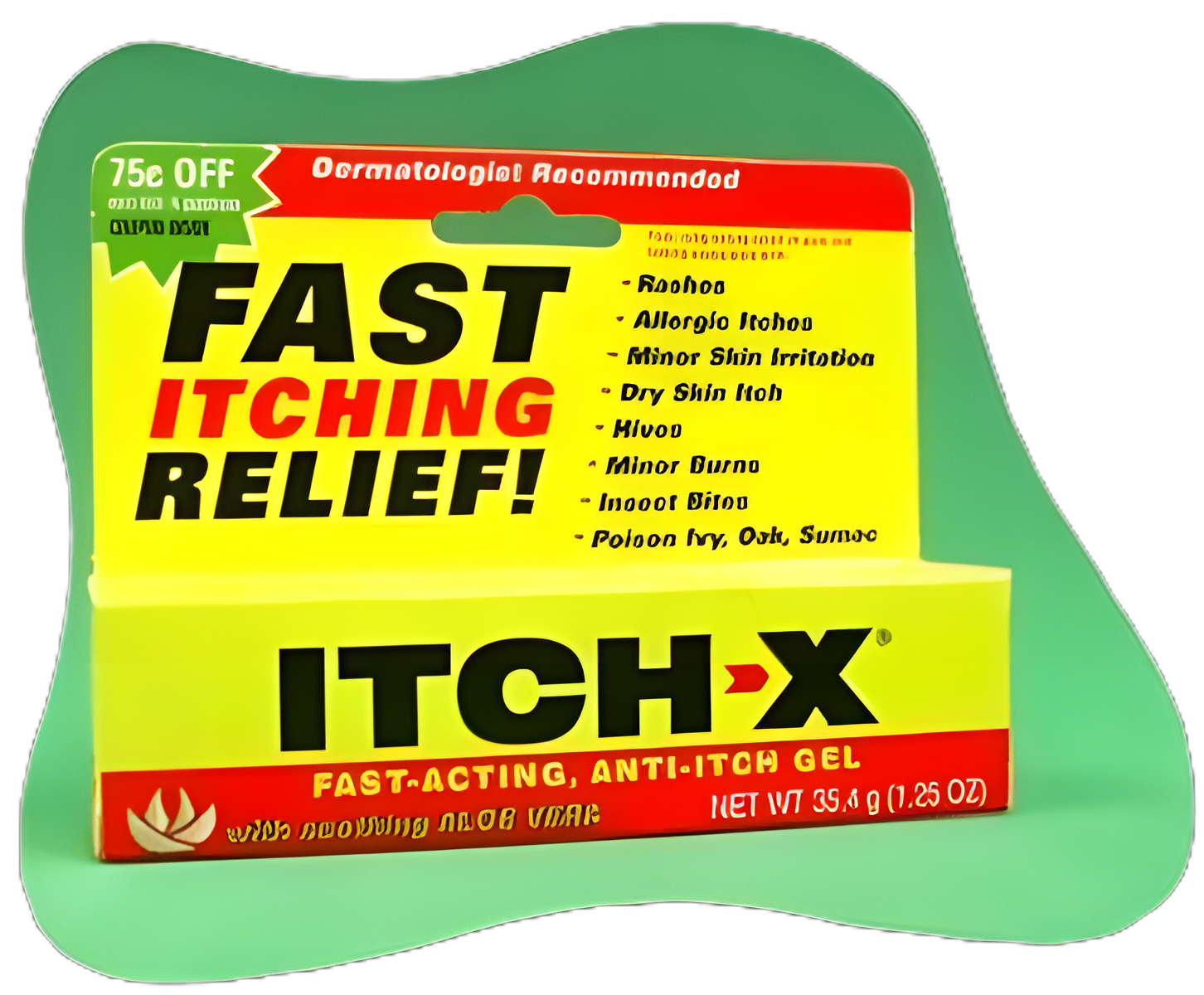 Itch Relief Itch-X® 1% - 10% Strength Gel 1.25 oz. Tube