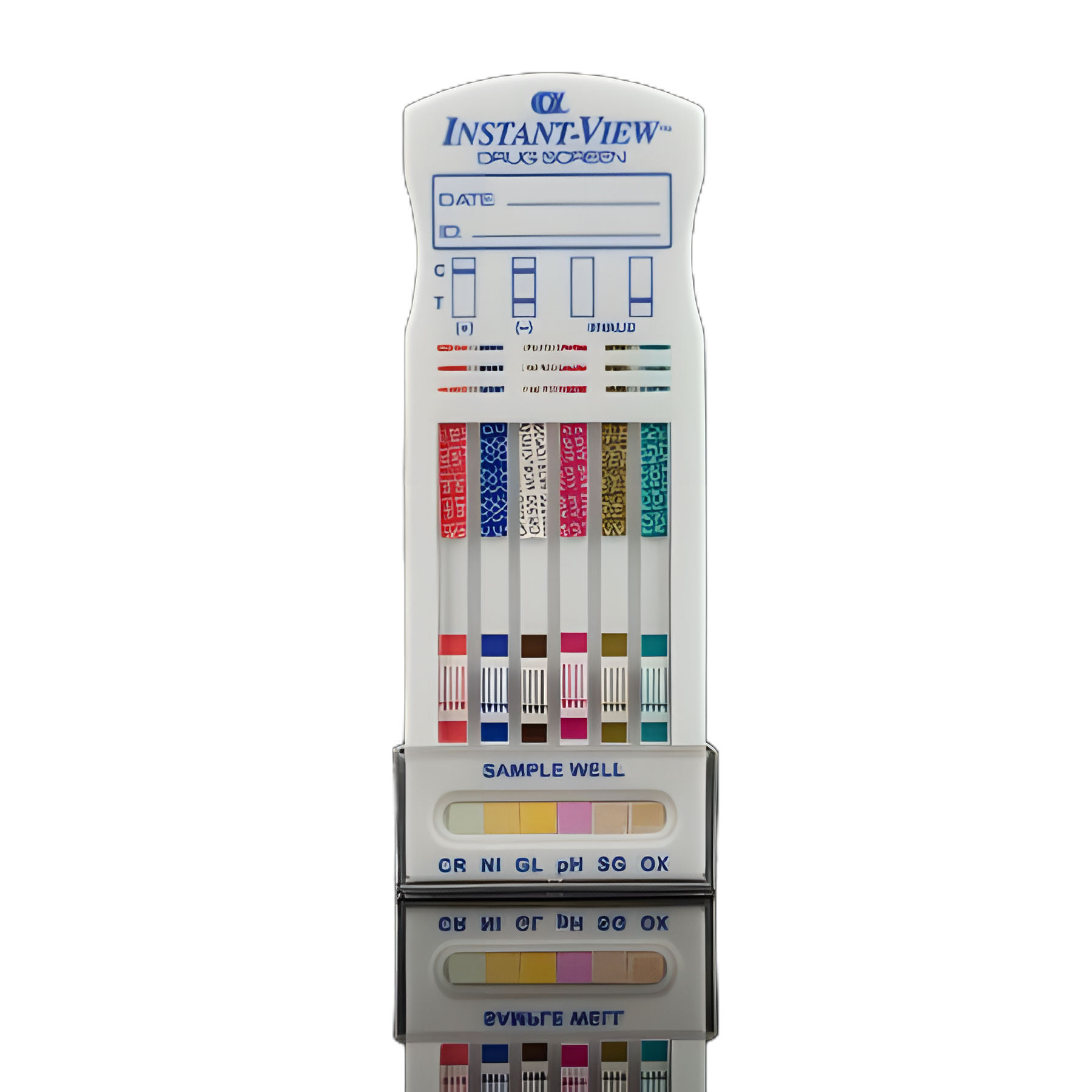 Instant-view® Multi-Drug of Abuse Test Kit - AMP, BZO, COC, MOP, MTD, THC Detection - 25 Tests Pack