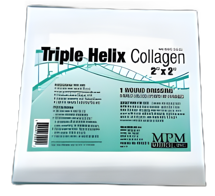 Collagen Dressing Triple Helix® 2 X 2 Inch Square Sterile