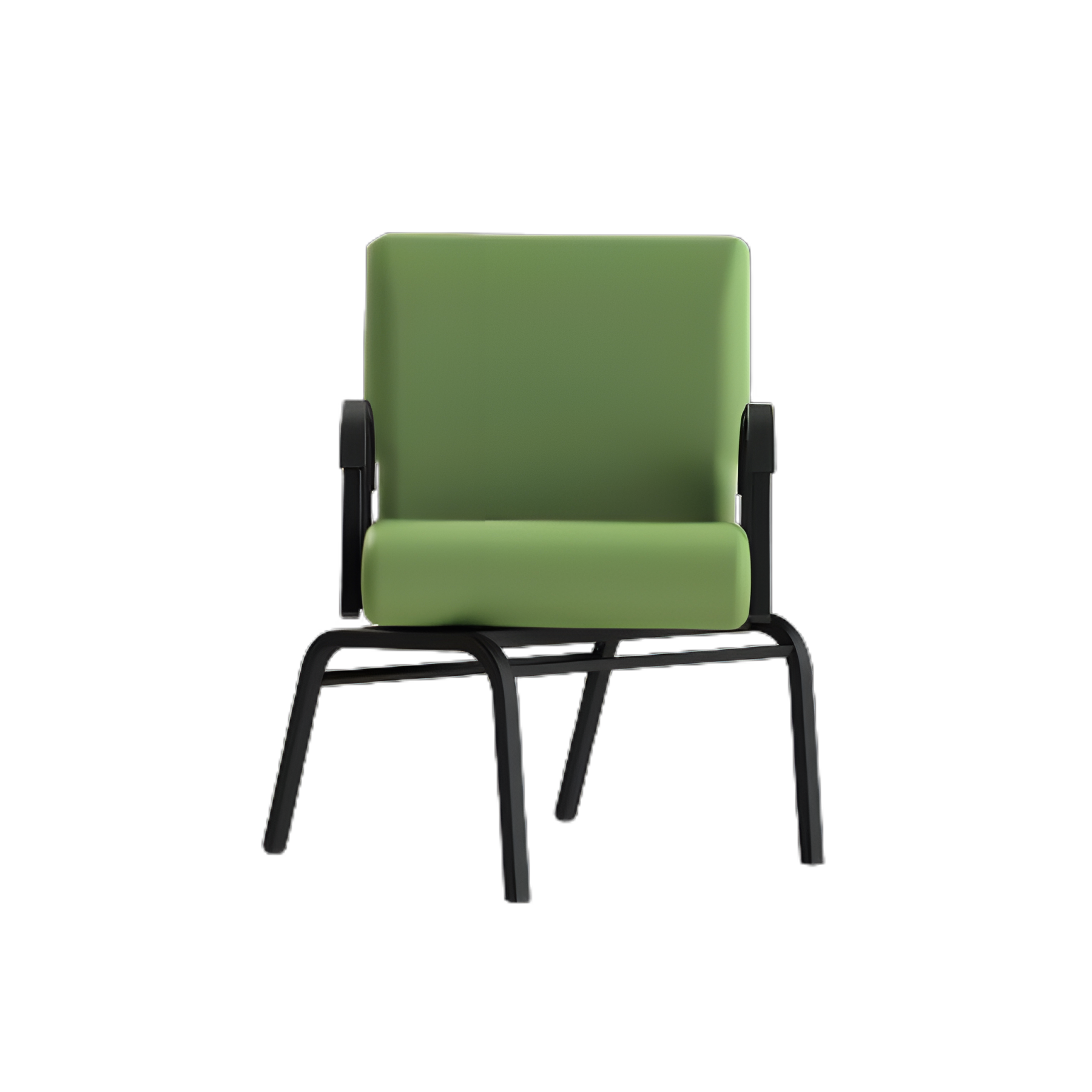 Titan Apple/Apple Vinyl Dining Chair with Armrests - 800 lbs Capacity