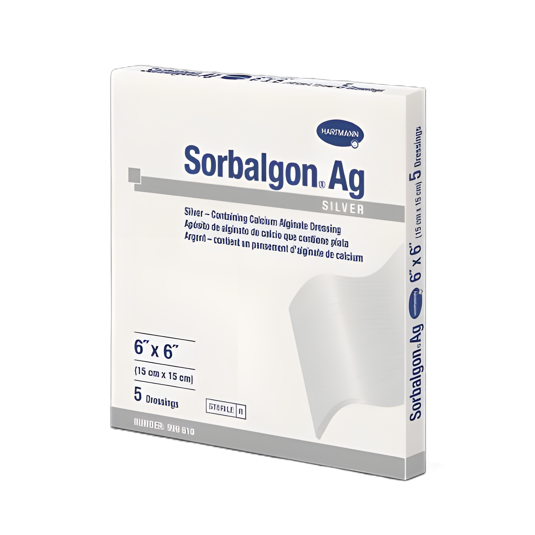 Sorbalgon® Ag Silver Alginate Dressing 6x6 Inch Square Sterile for Advanced Wound Care