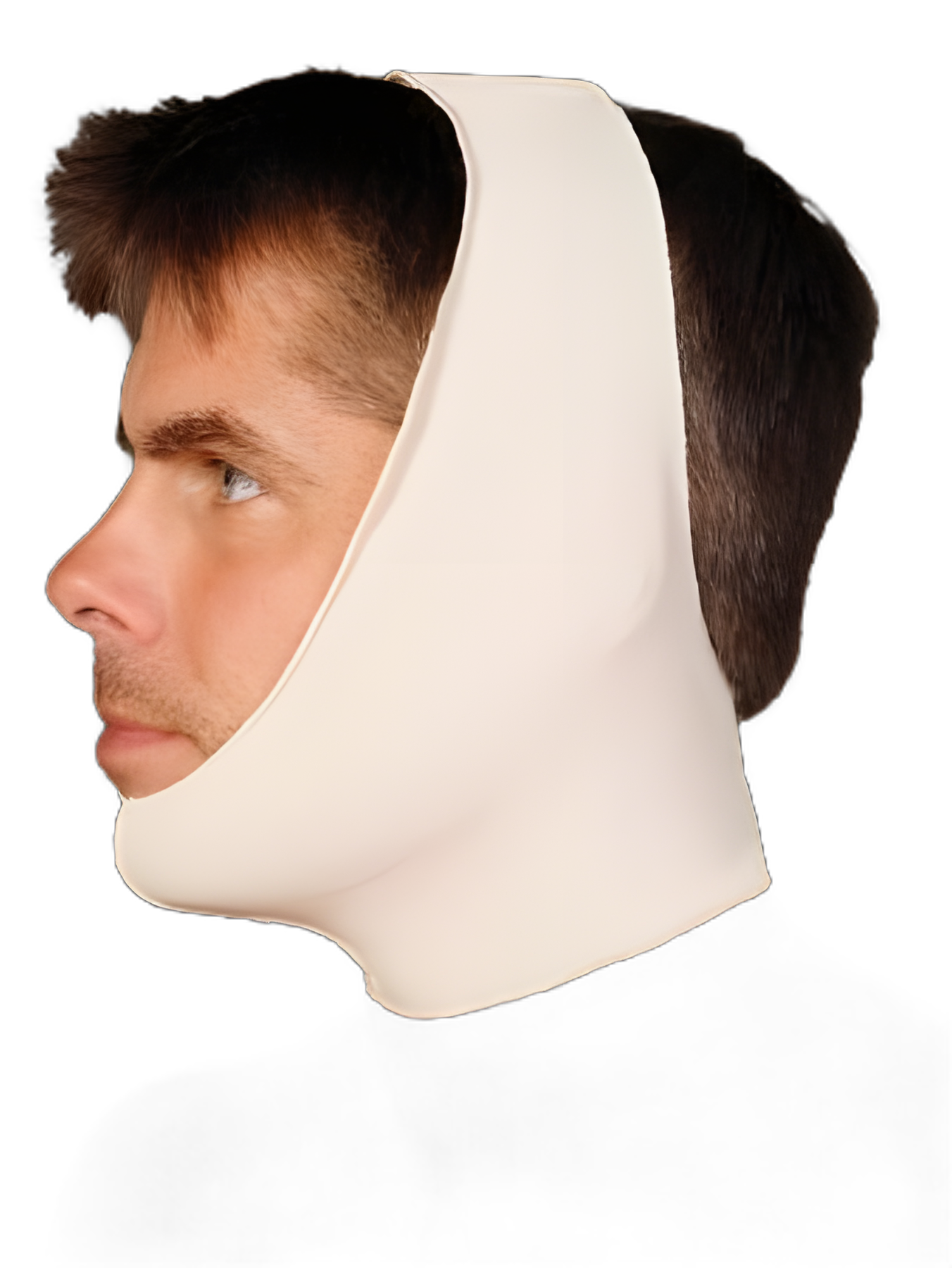 Facial Support Wrap Medium SuperSilky Fabric Beige - T-124-M