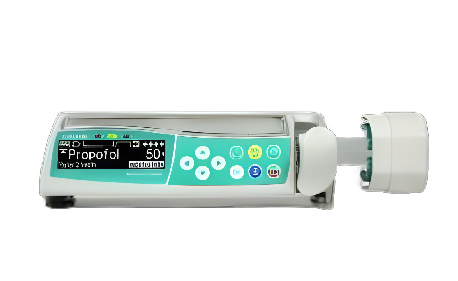 Syringe Infusion Pump Perfusor® Space Ni-MH, Lithium Ion Battery NonWireless 3 to 60 mL Syringe 0.01 to 99.99 mL/h in stages from 0.01 mL/h100.0 – 999.9 mL/h in stages from 0.1 mL/h - 8713030U