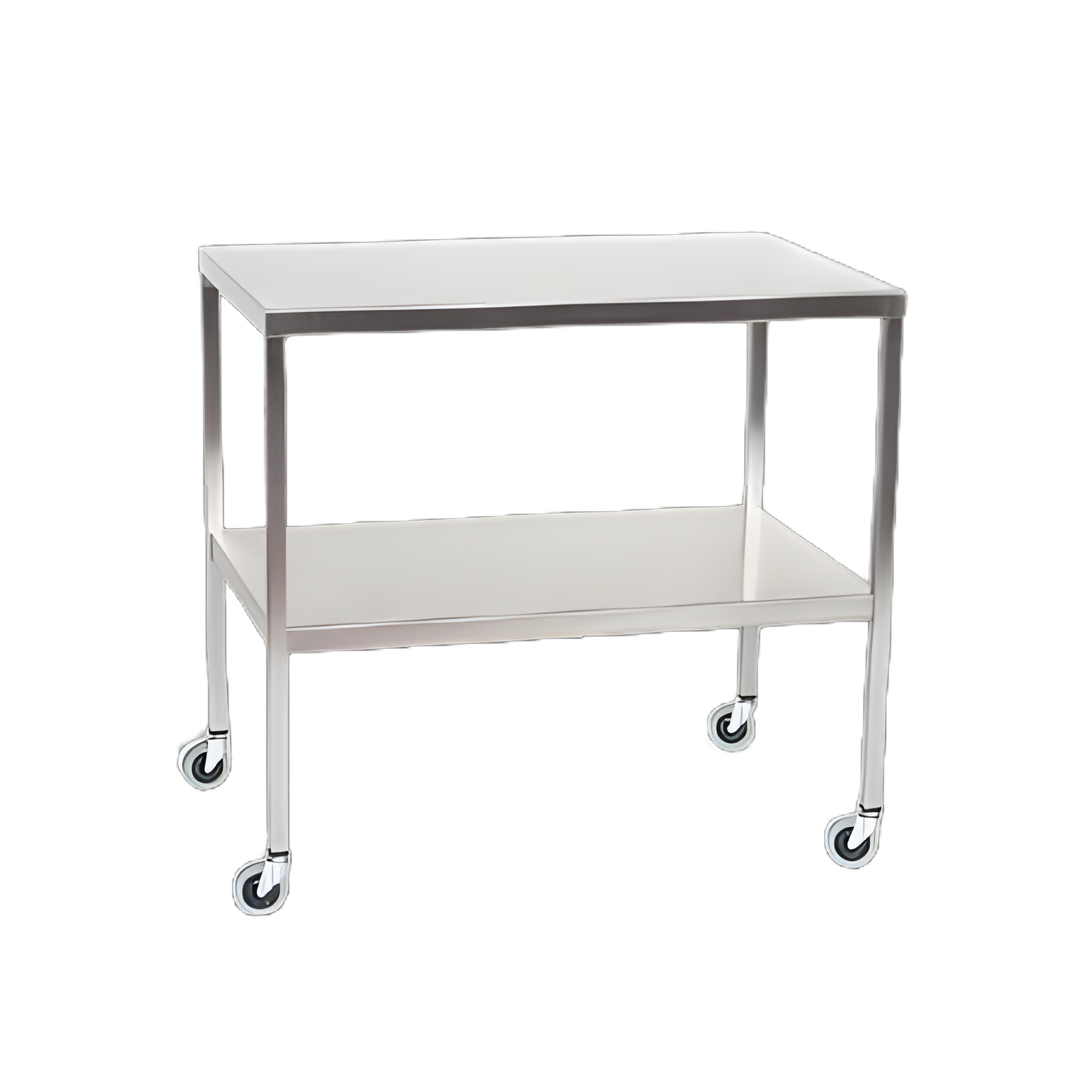 Instrument / Back Table 16 X 20 X 34 Inch 304 Stainless Steel / 16 Gauge