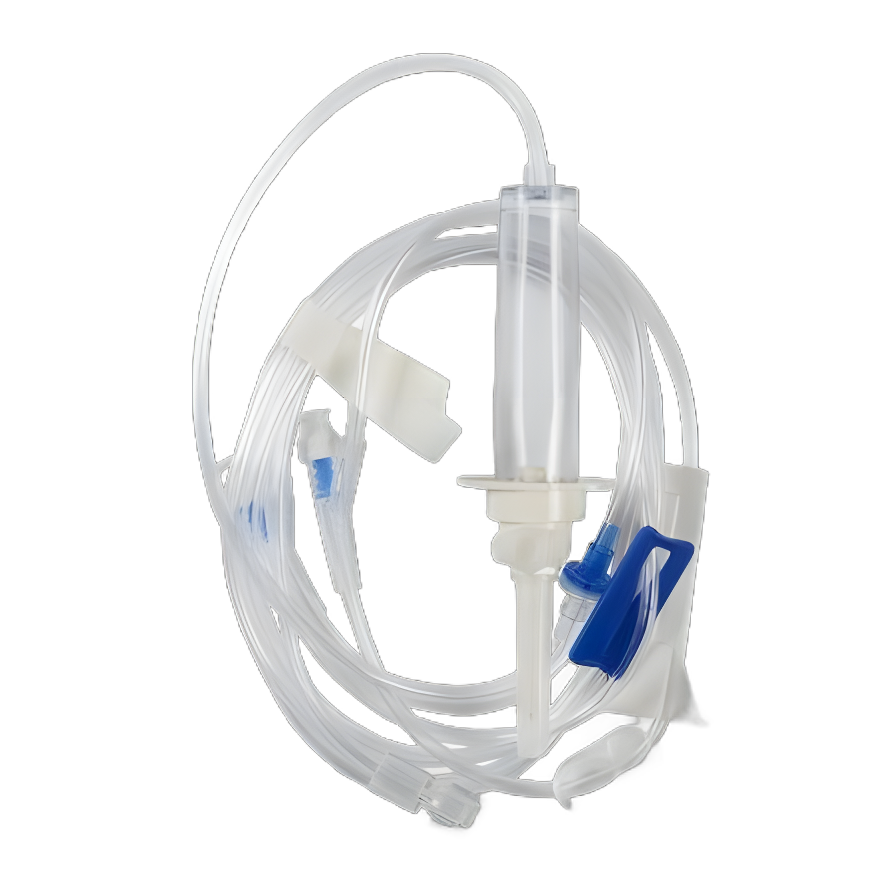 IV Pump Set Z-800 Pump 2 Ports 20 Drops / mL Drip Rate Without Filter 105 Inch Tubing Solution