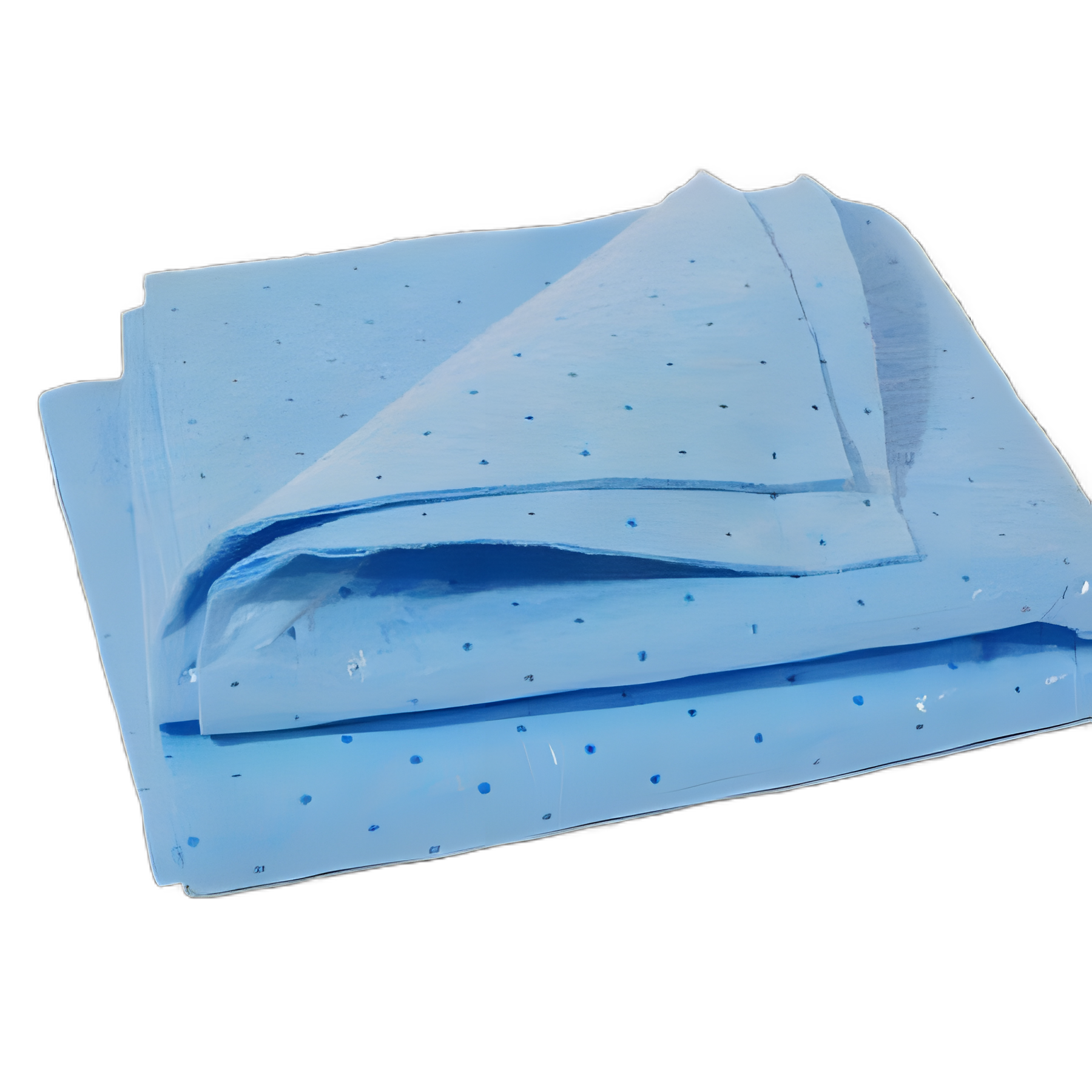 Abbi™ Medical Grade Absorbent Floor Mat, 32 X 40 Inch, Slip-Resistant, Blue