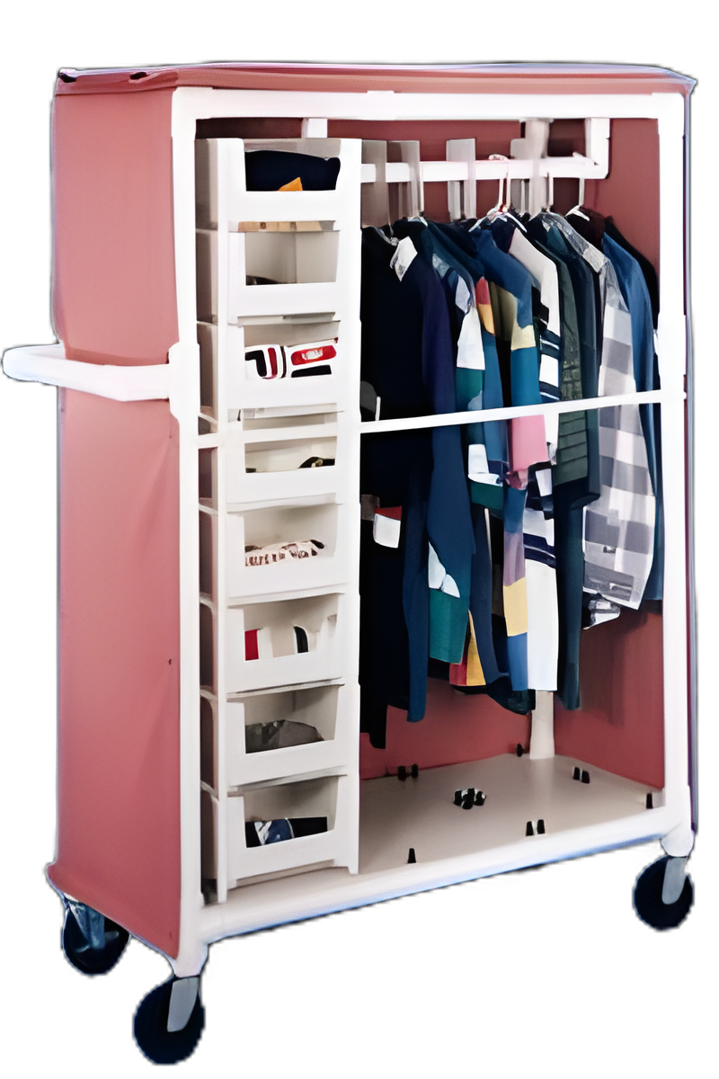 Laundry Cart 54.5 W X 64.5 H X 20 D Inch
