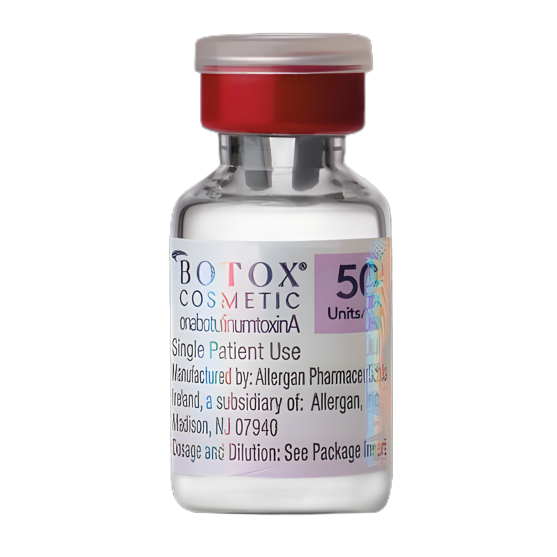 Botox® Cosmetic Botulinum Toxin Type A (onabotulinumtoxinA) 50 Units Injection Single-Dose Vial