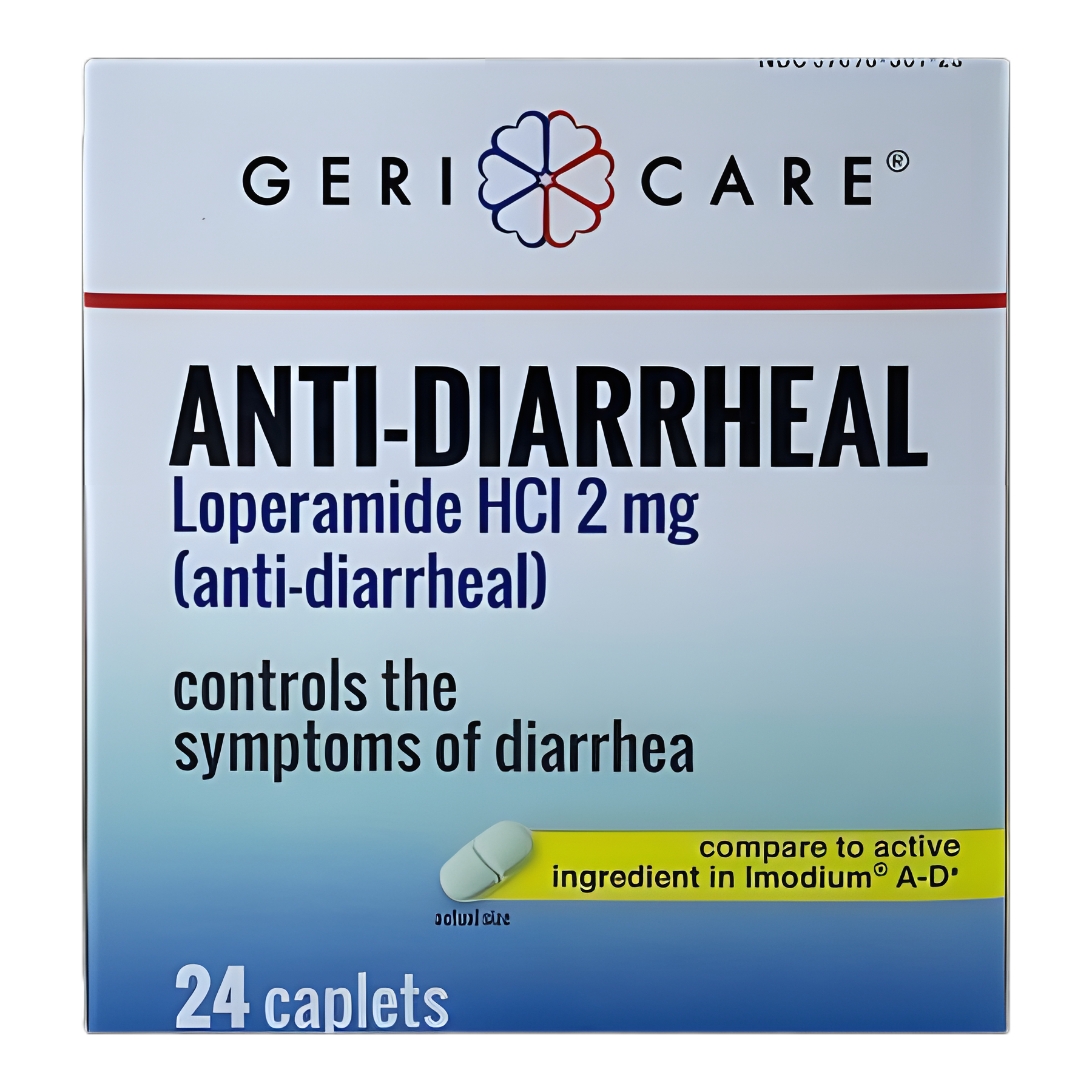 Geri-Care® Anti-Diarrheal 2mg Caplets - 24 Box