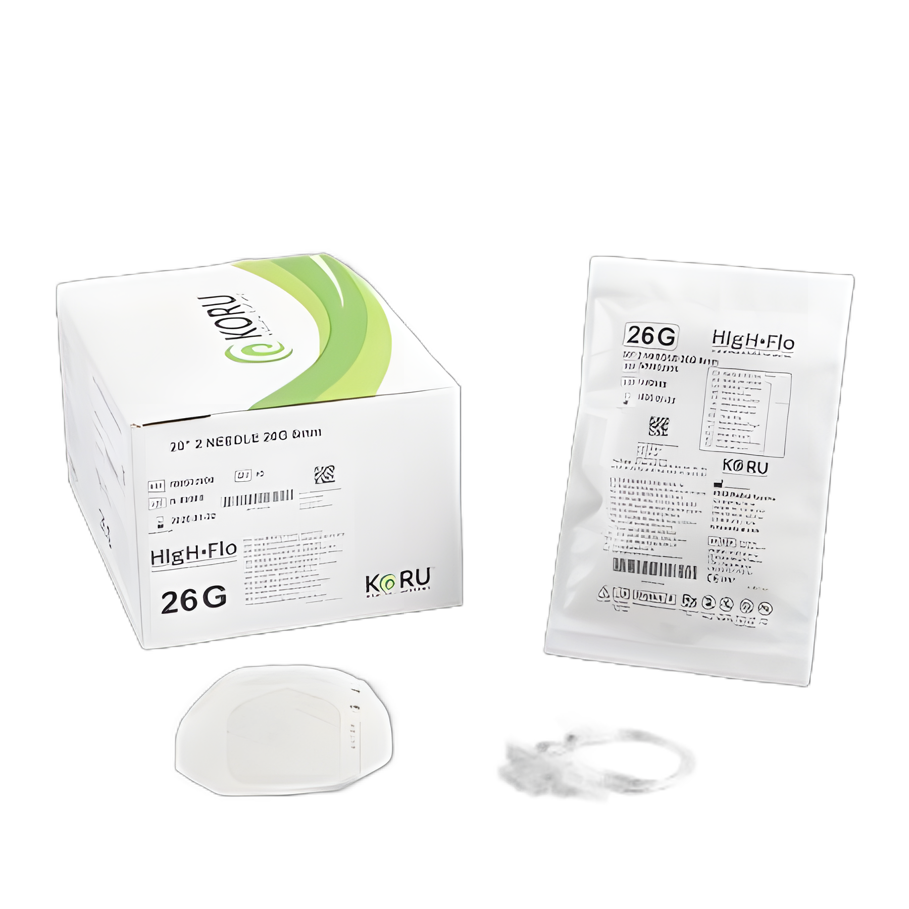 Sub-Q Infusion Set HIgH-Flo™2 - 26 Gauge, 6mm, 20 Inch Tubing, No Port