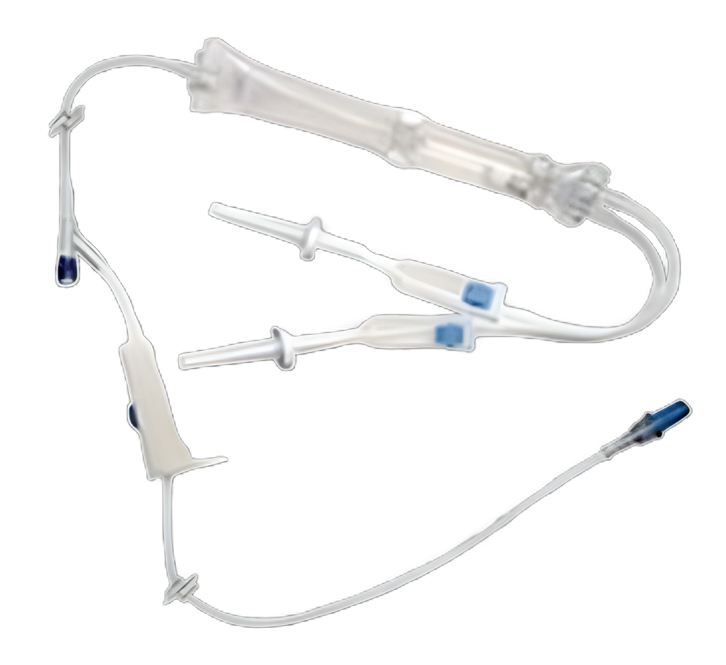 Primary IV Administration Set Interlink® Gravity 1 Port 10 Drops / mL Drip Rate 170 to 260 Micron Filter 104 Inch Tubing Blood / Solution