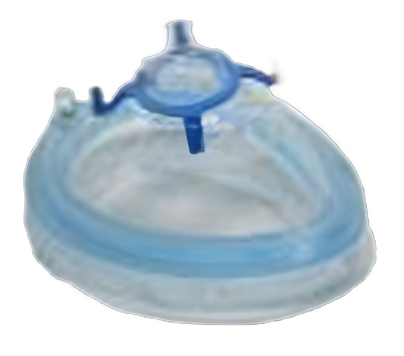 Cardinal Health™ Adult Anesthesia Mask, Tail Valve Style, Size 6 with Hook Ring