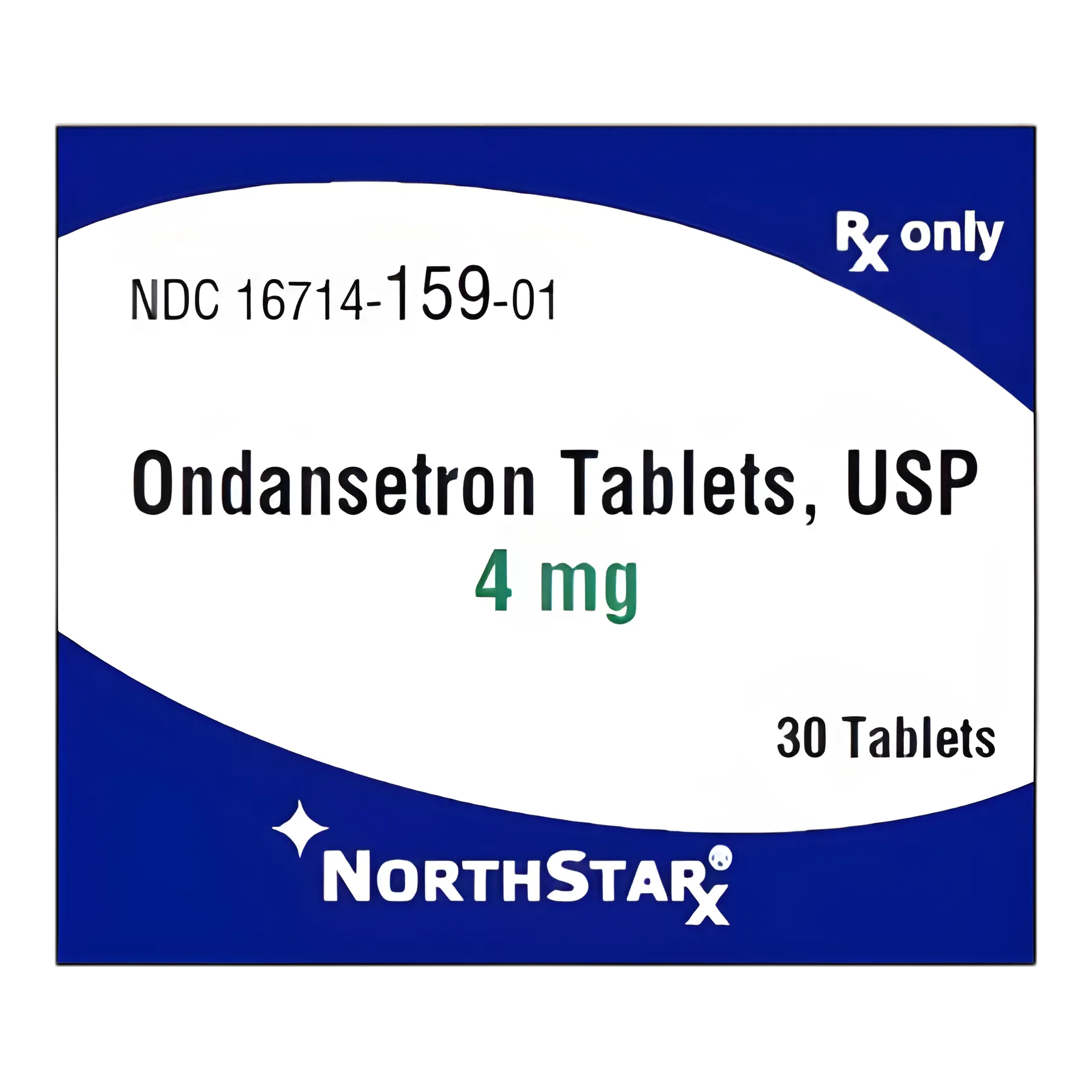 5-HT3- Receptor Antagonist Ondansetron HCl 4 mg Tablet Bottle 30 Tablets