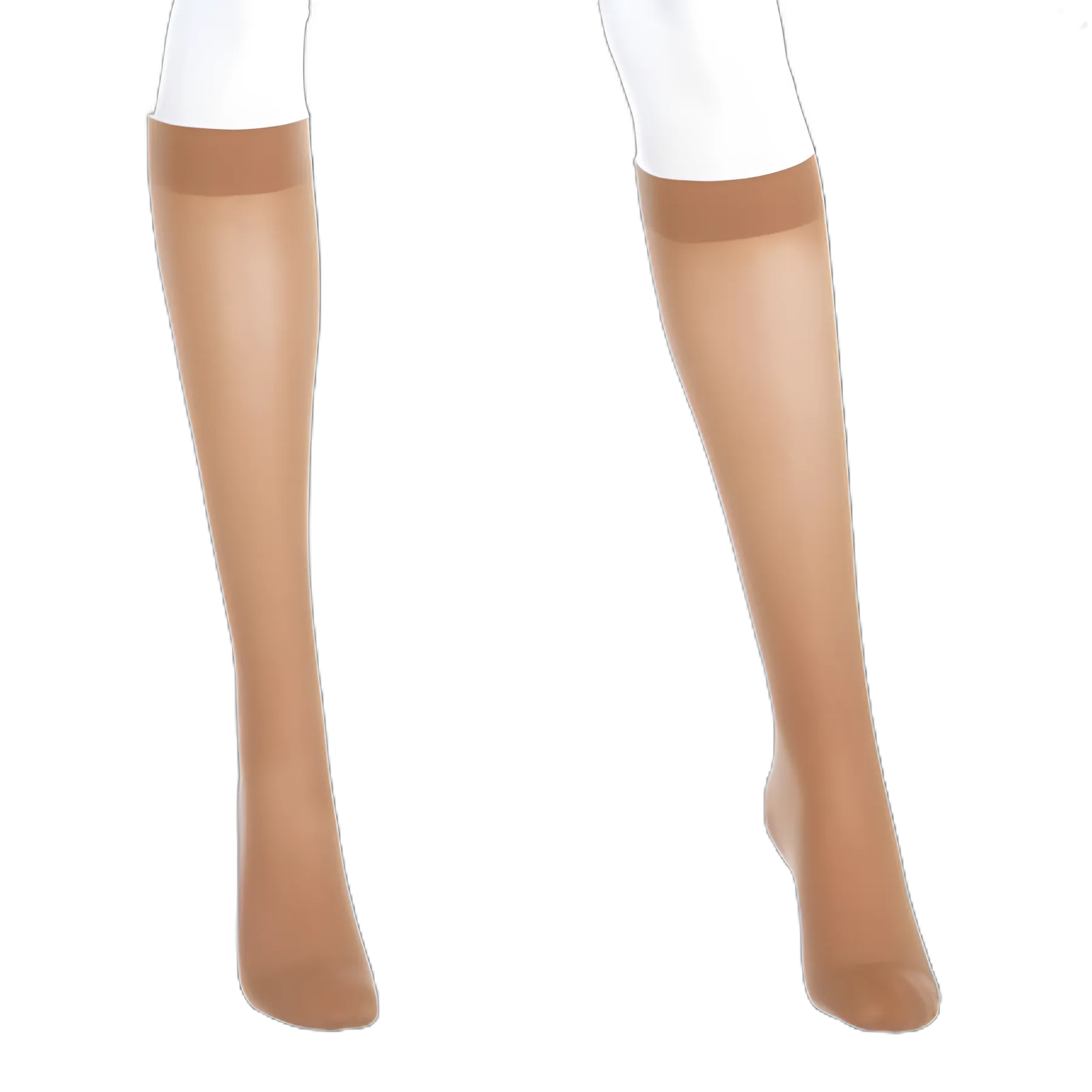 Medi Assure Compression Stocking, Knee High, Medium Beige, Closed Toe - Unisex