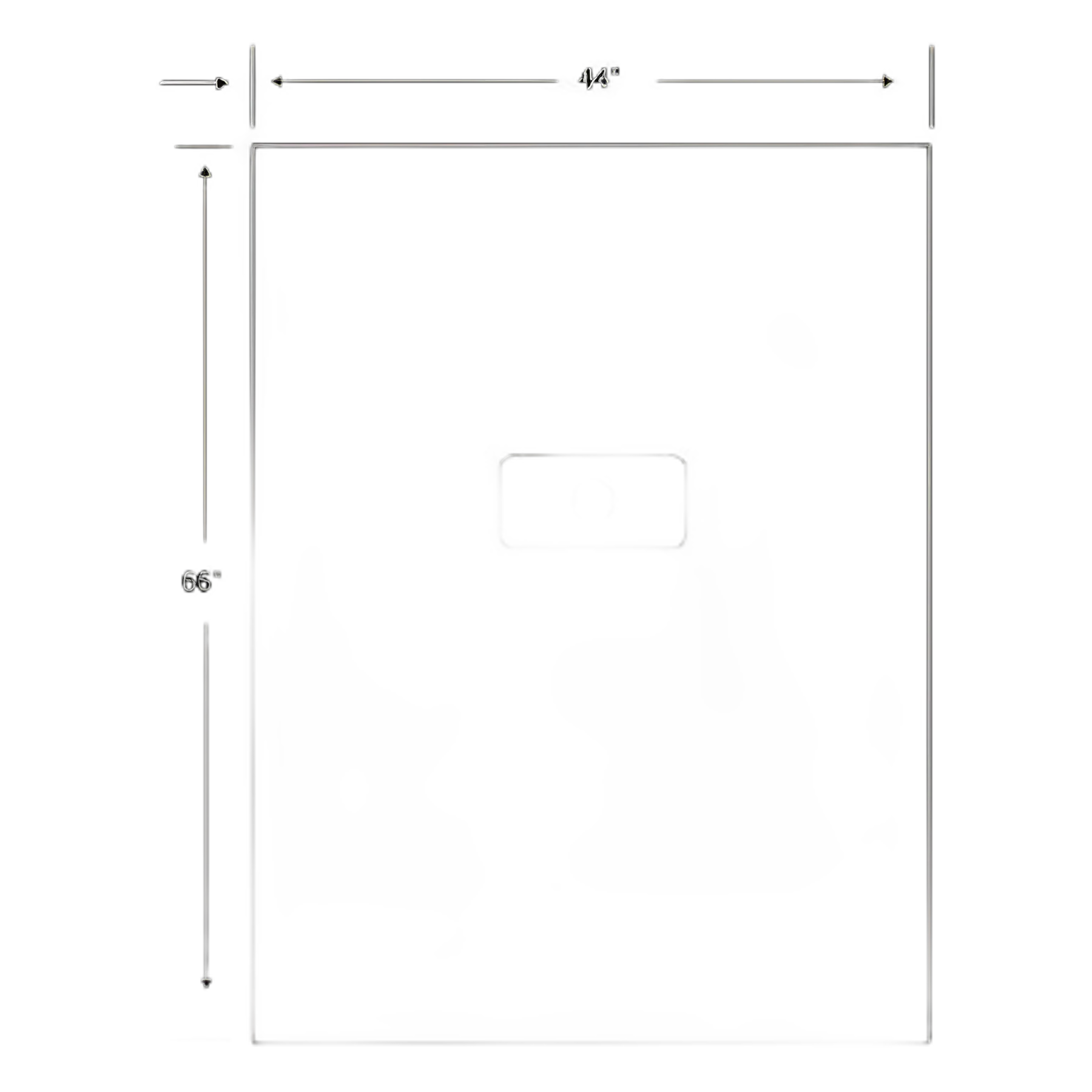 Welmed Slush and Warmer Plate Drape 44x66 Inch for Dual Systems