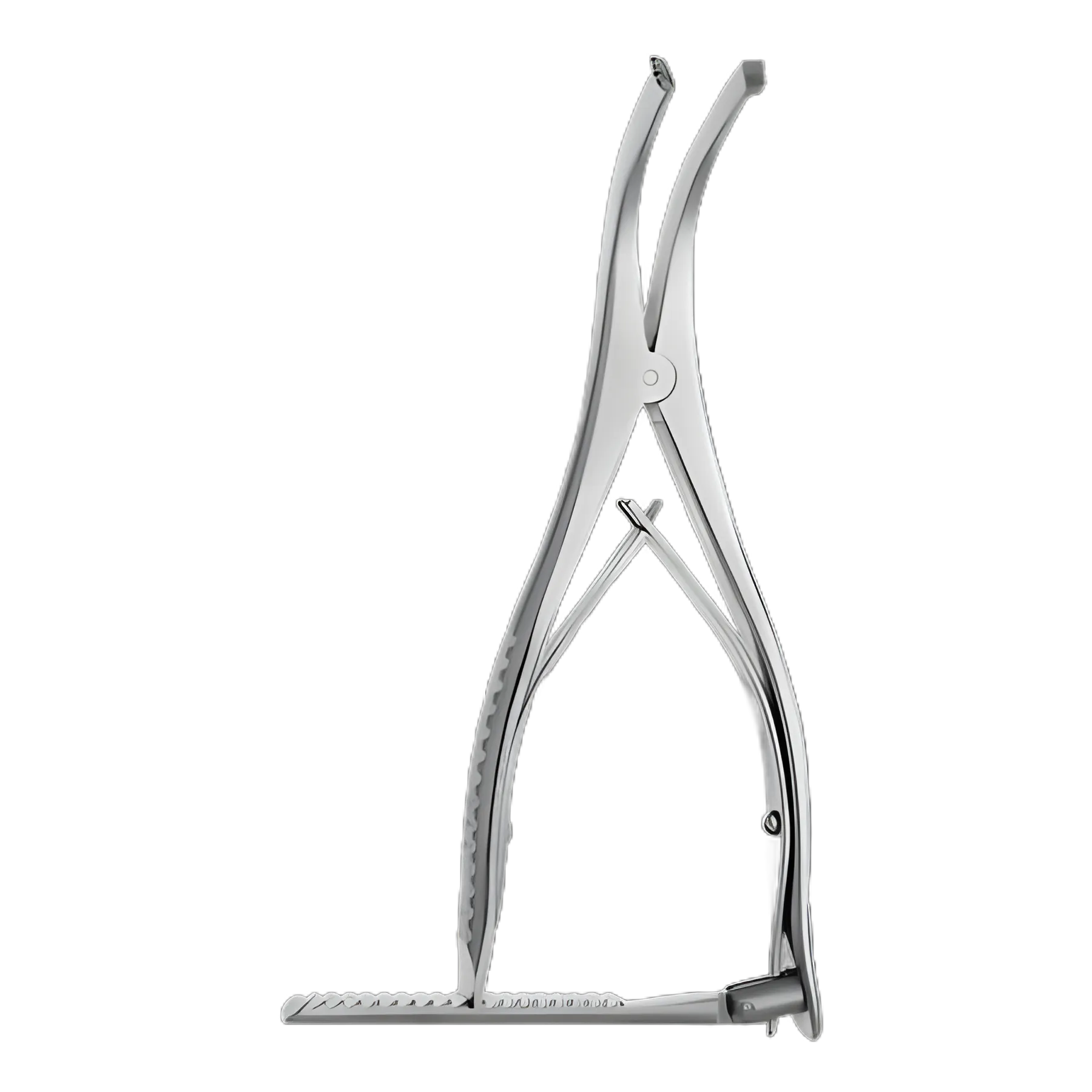 Lamina Spreader V. Mueller Double Spring Plier Handle with Bar Ratchet Inge 10 Inch OR Grade