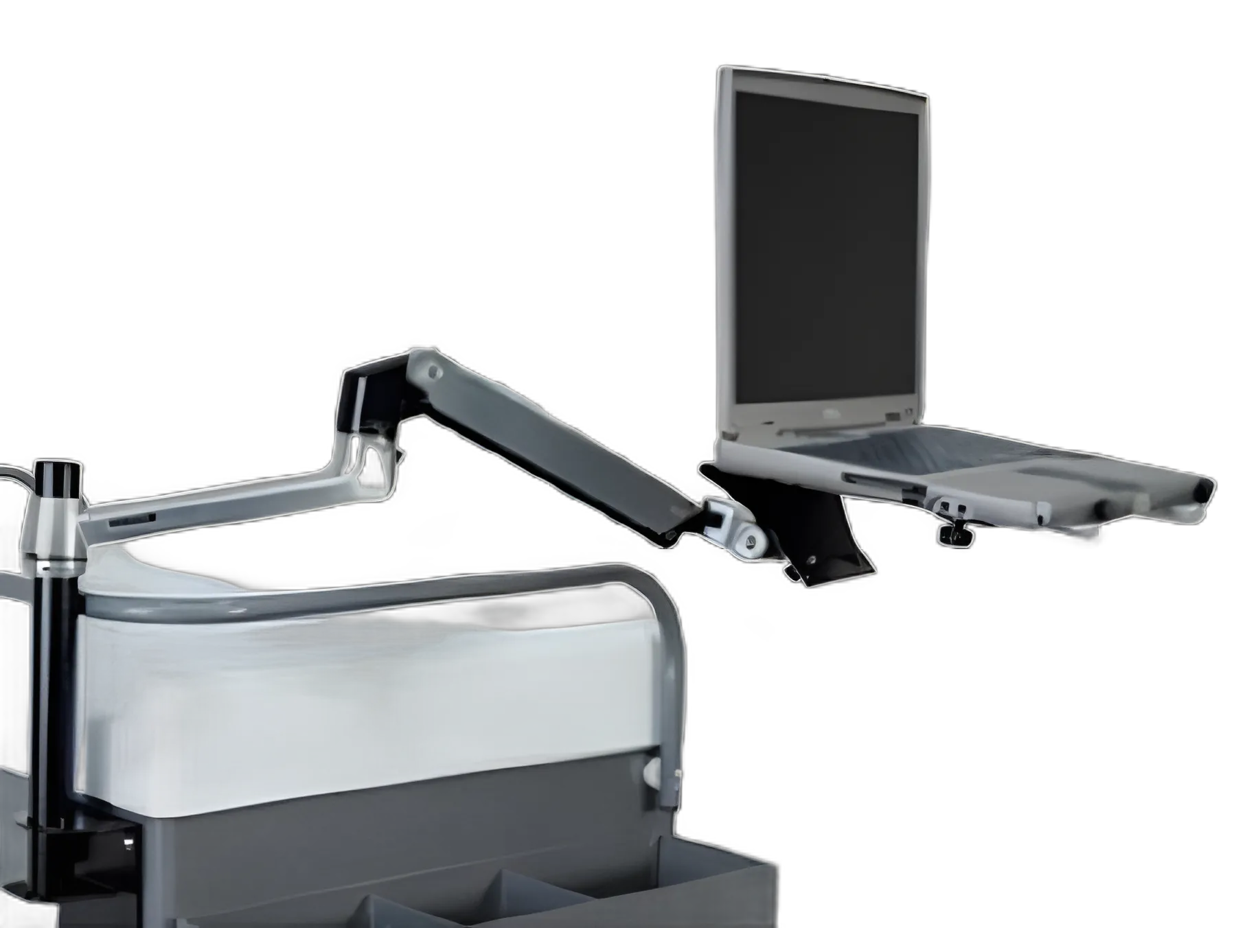 Harloff Cart Mini Ergotron Arm for Medical Carts