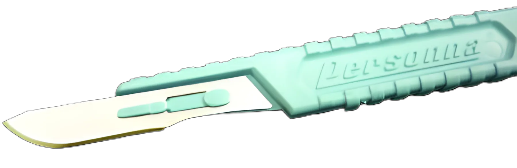 Scalpel Personna Plus® No. 20 Polymer Coated Stainless Steel / Plastic Grooved Handle Sterile Disposable