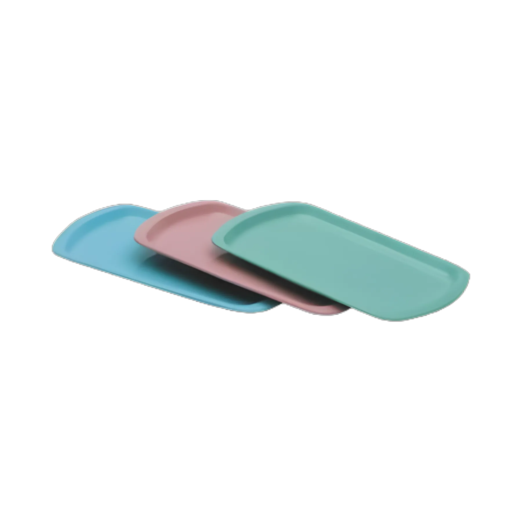 Service Tray 6 X 9 Inch Blue Polypropylene