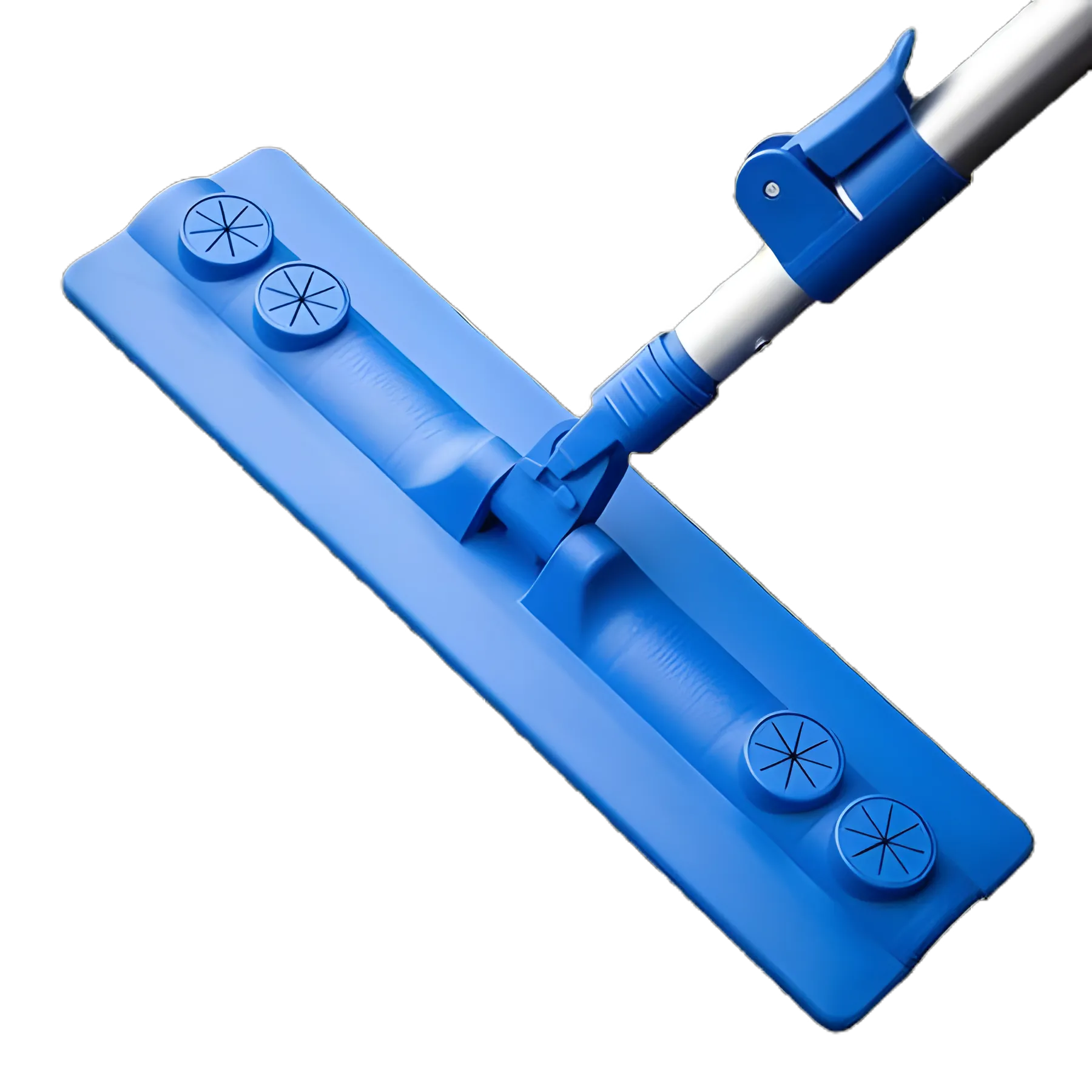 PharmaMOP® Cleanroom Mop Frame with Telescoping Handle - 3.75 X 15 Inch, Aluminum