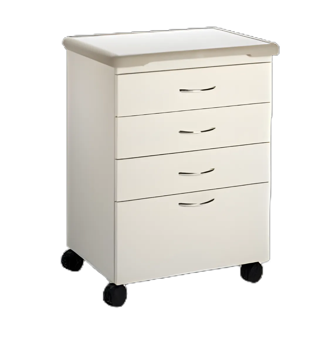 Midmark Synthesis® Mobile Treatment Cabinet 18x27x33 Inch with 4 Drawers
