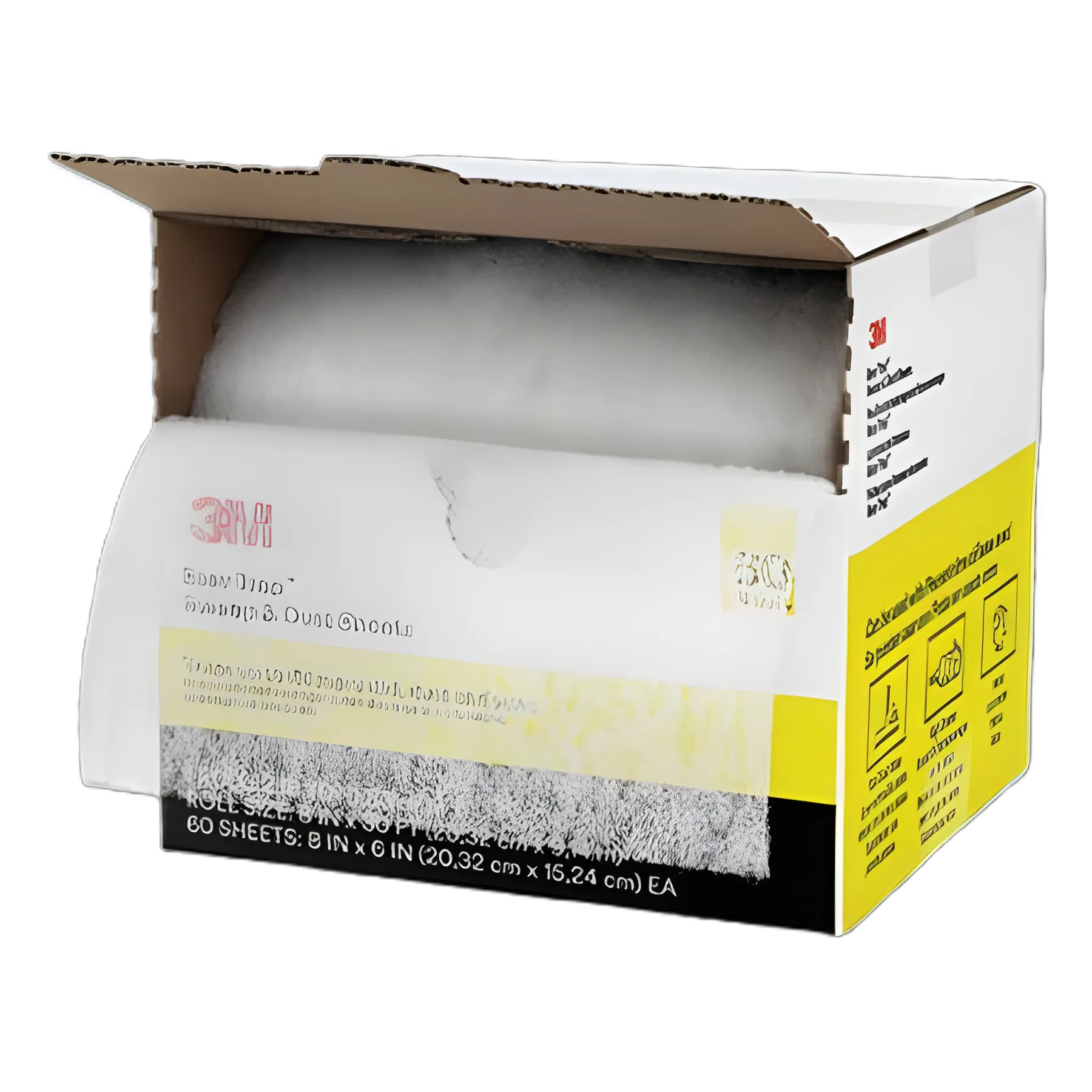 3M™ Easy Trap Duster - 8" x 30 ft Roll, 60 Disposable Sheets, White