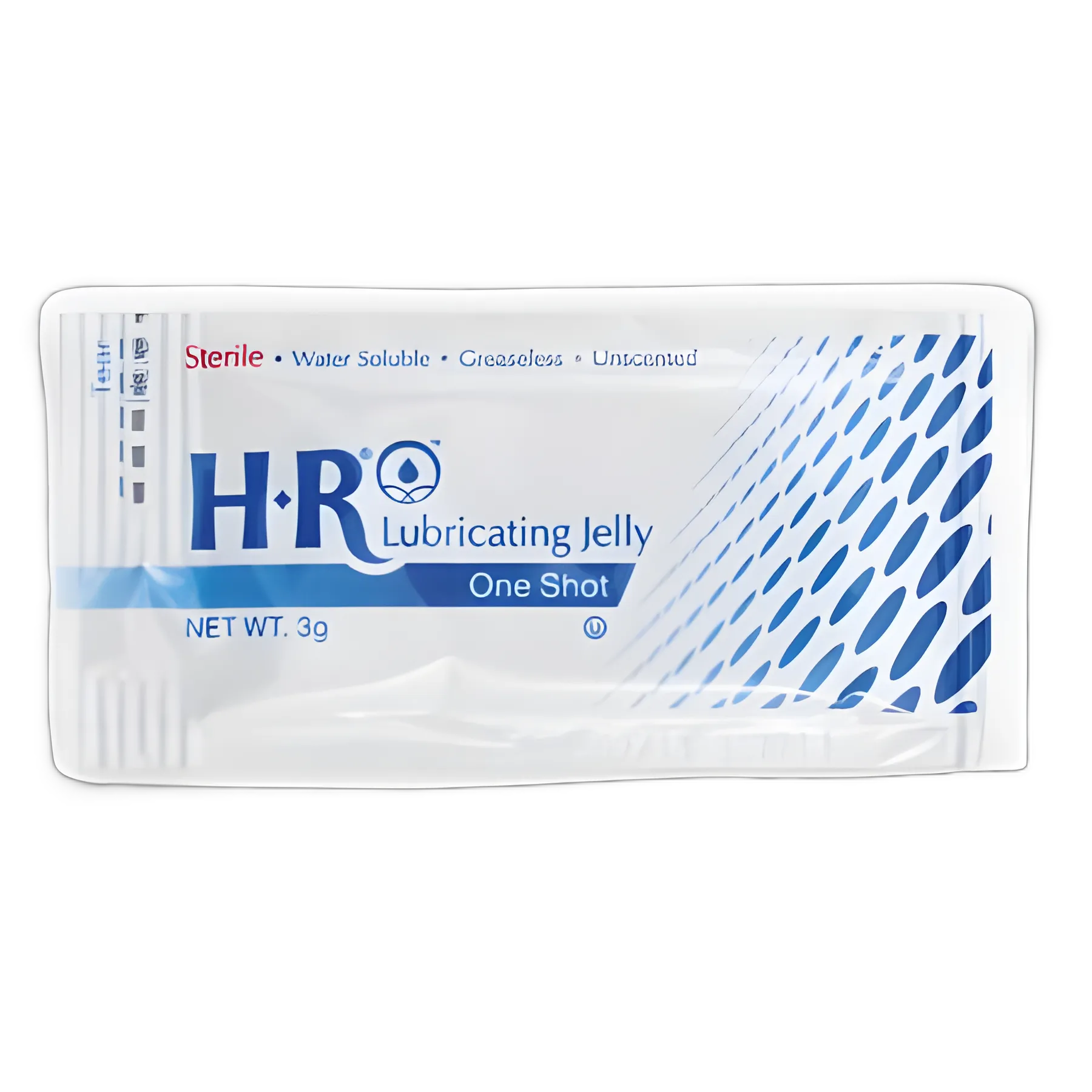 Lubricating Jelly HR® One Shot® 3 Gram Individual Packet Sterile - 207