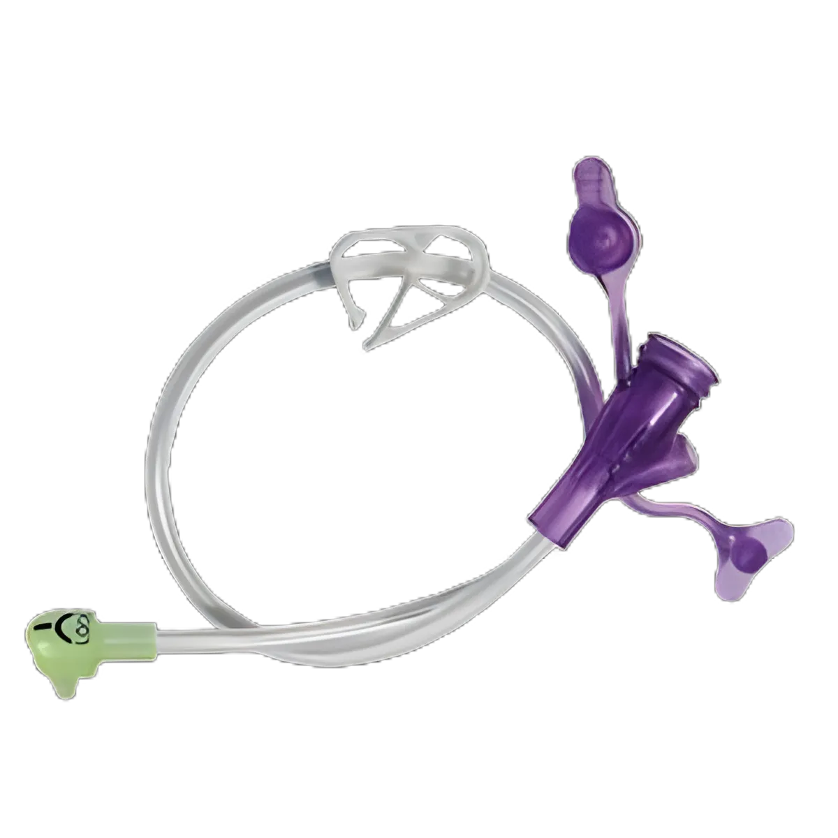 Right Angle Dual ENFit® Y-Port Feed Set micro G-JET® 12 Inch - Sterile for Enteral Nutrition
